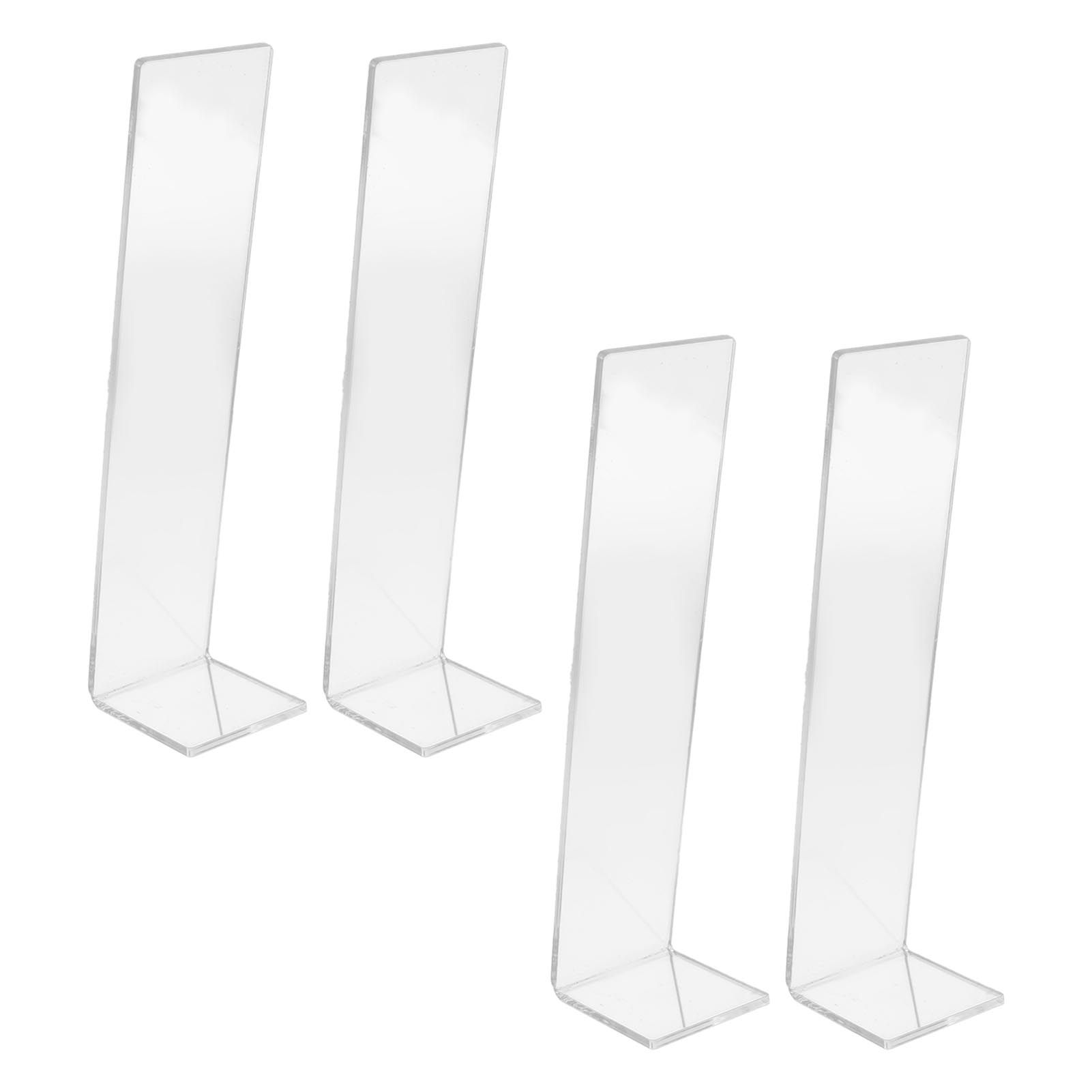 4 Pcs Acrylic Hair Band Display Stand Hair Clasp Hair Clasp Jewelry Display Holder for Shop Transparent - Image 8