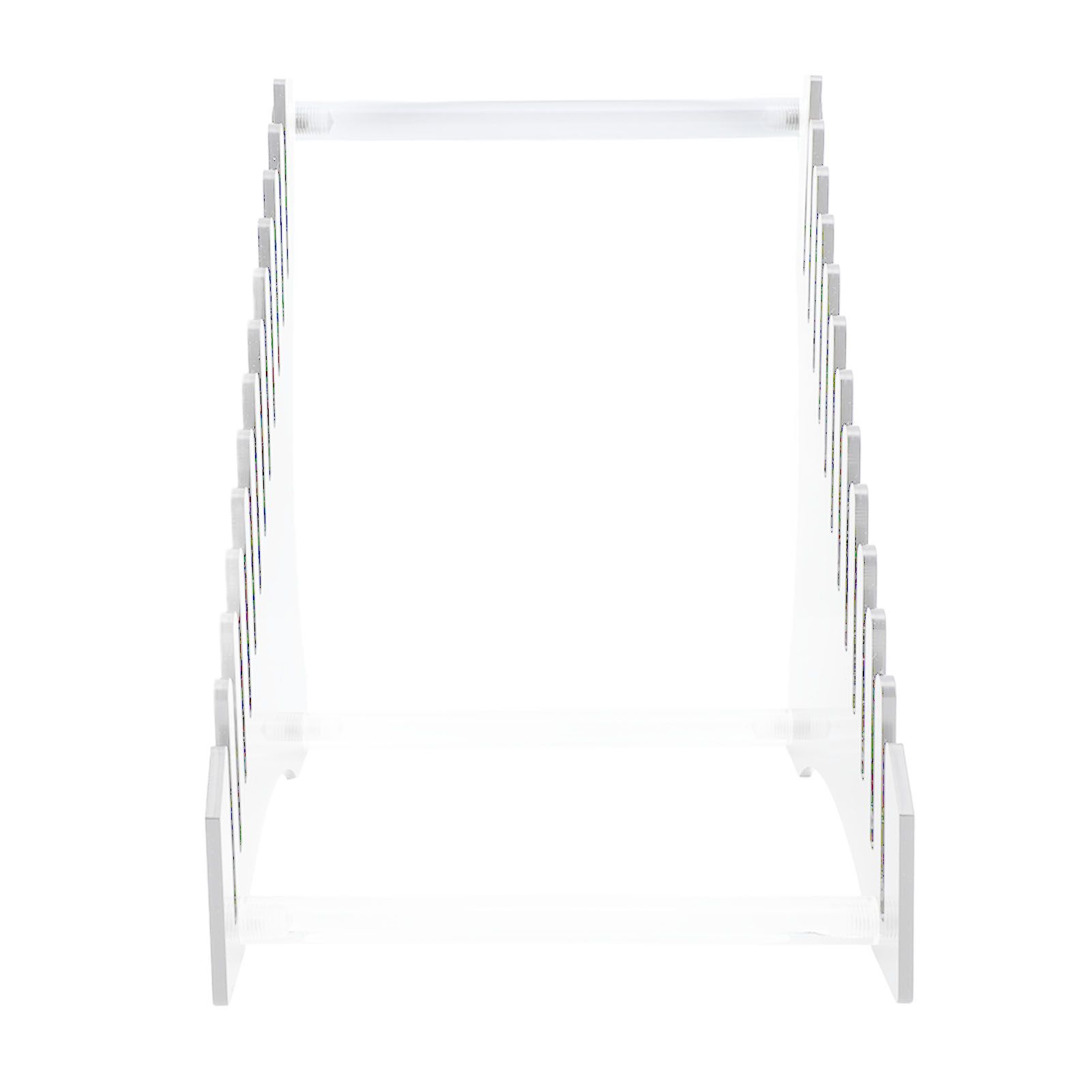 Record Storage Holder 12 Slots Acrylic Vinyl Record Organizer Easy Assembly Access Record Stand for Music Collection Album Transparent - Image 3