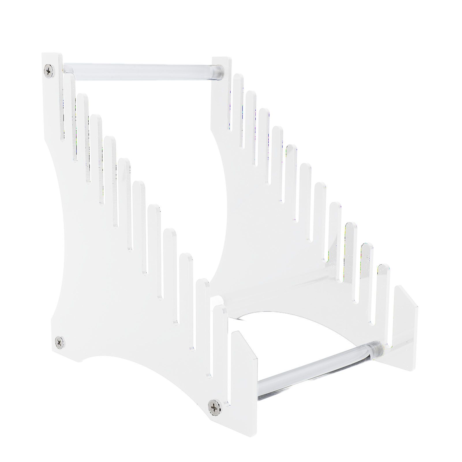 Record Storage Holder 12 Slots Acrylic Vinyl Record Organizer Easy Assembly Access Record Stand for Music Collection Album Transparent - Image 7