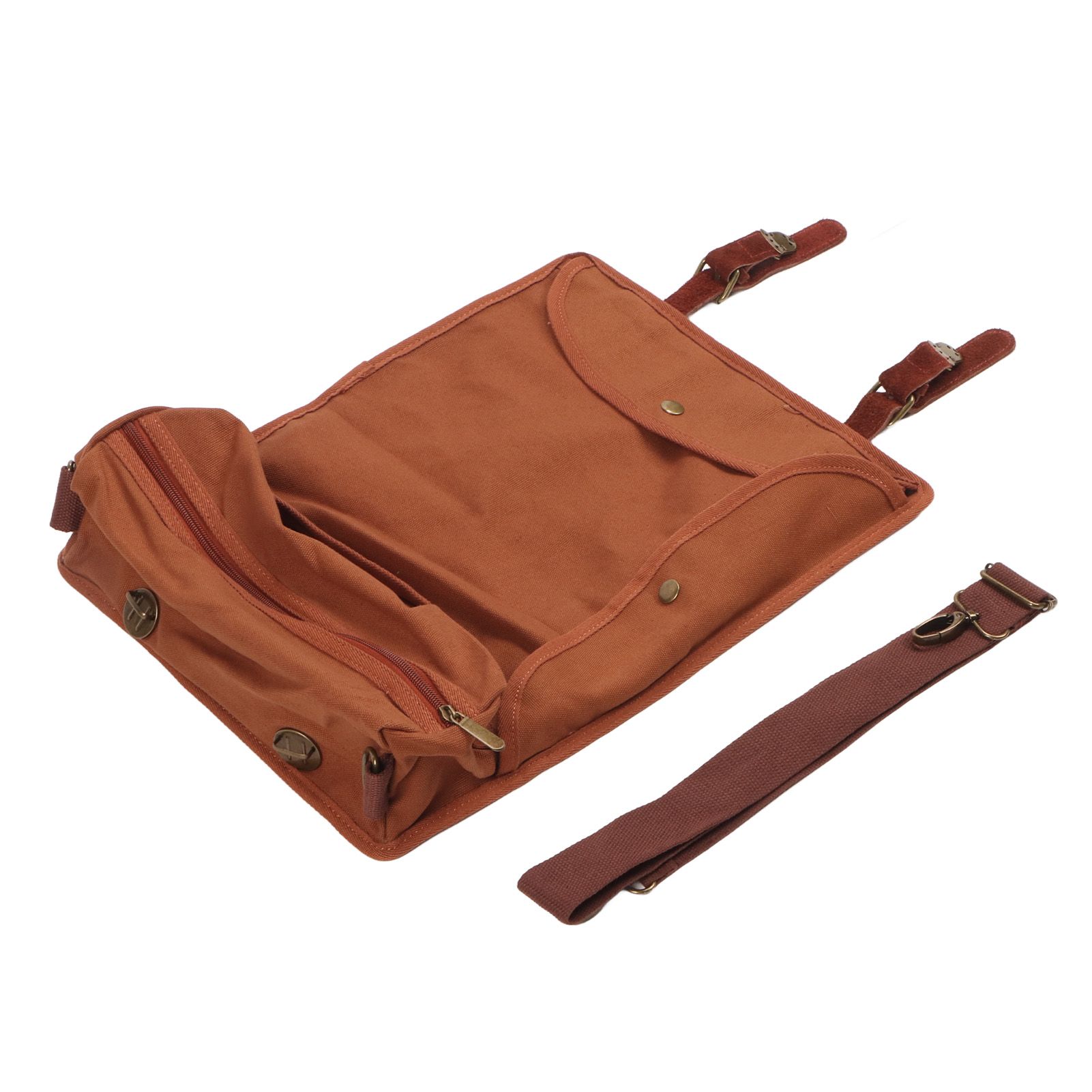 Bartender Roll Bag Carrying Bag with Shoulder Strap Large Capacity Waterproof Barware Tool Bag for Party Camping Travel - Image 4