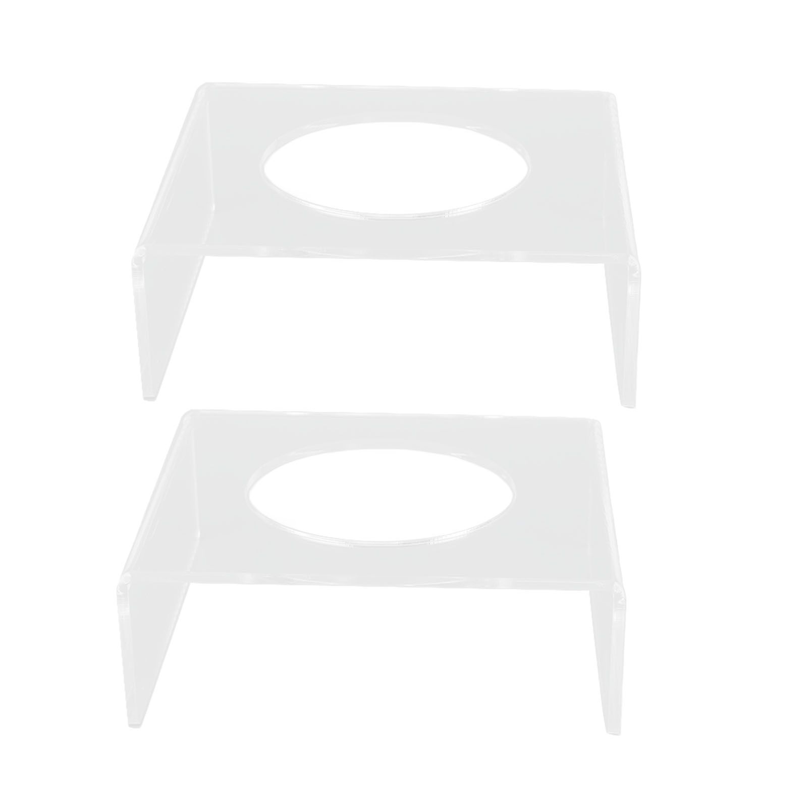 2PCS Football Stand Clear Display Holder Acrylic Stable Support Anti Scratch Versatile Display Rack for Basketball Volleyball - Image 1