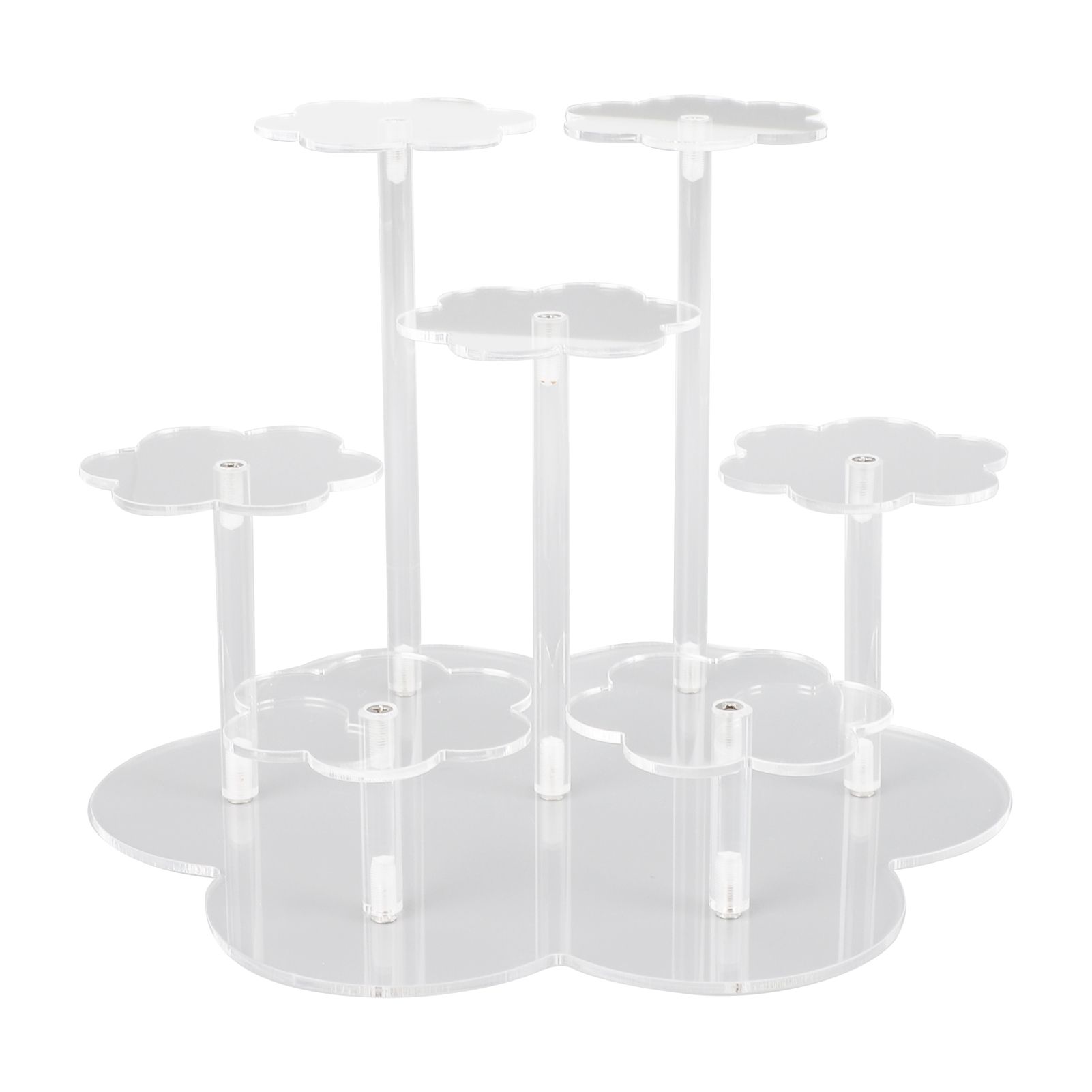 Acrylic Display Stand Figures Perfume Organizers Storage Risers Cupcake Dessert Conutertop Desktop Decoration Organizer Transparent - Image 1
