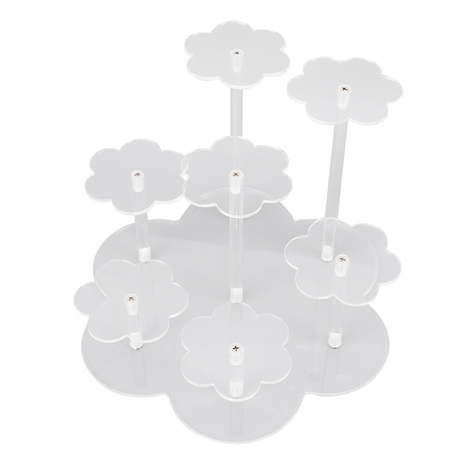 Acrylic Display Stand Figures Perfume Organizers Storage Risers Cupcake Dessert Conutertop Desktop Decoration Organizer Transparent - Image 2
