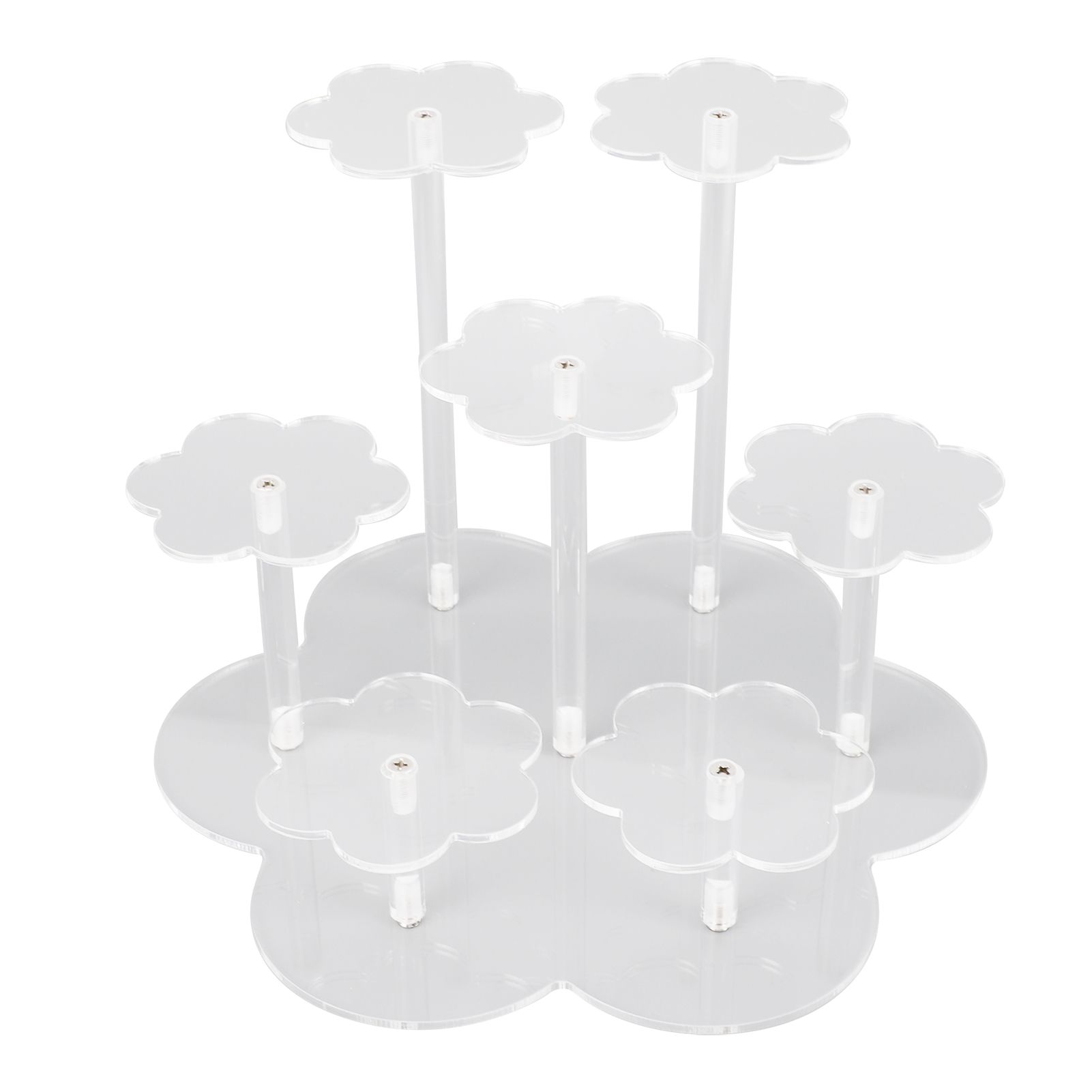 Acrylic Display Stand Figures Perfume Organizers Storage Risers Cupcake Dessert Conutertop Desktop Decoration Organizer Transparent - Image 4