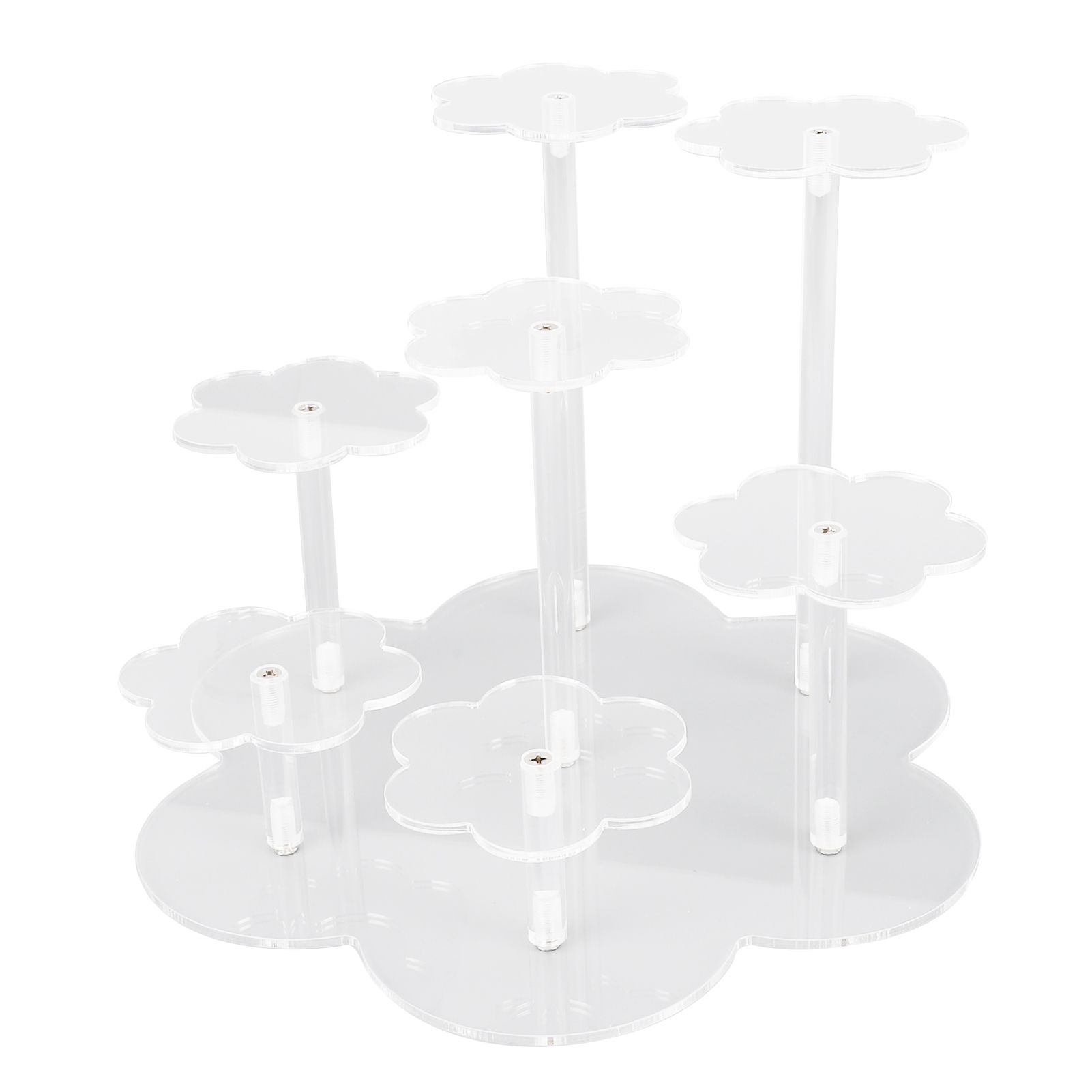 Acrylic Display Stand Figures Perfume Organizers Storage Risers Cupcake Dessert Conutertop Desktop Decoration Organizer Transparent - Image 5