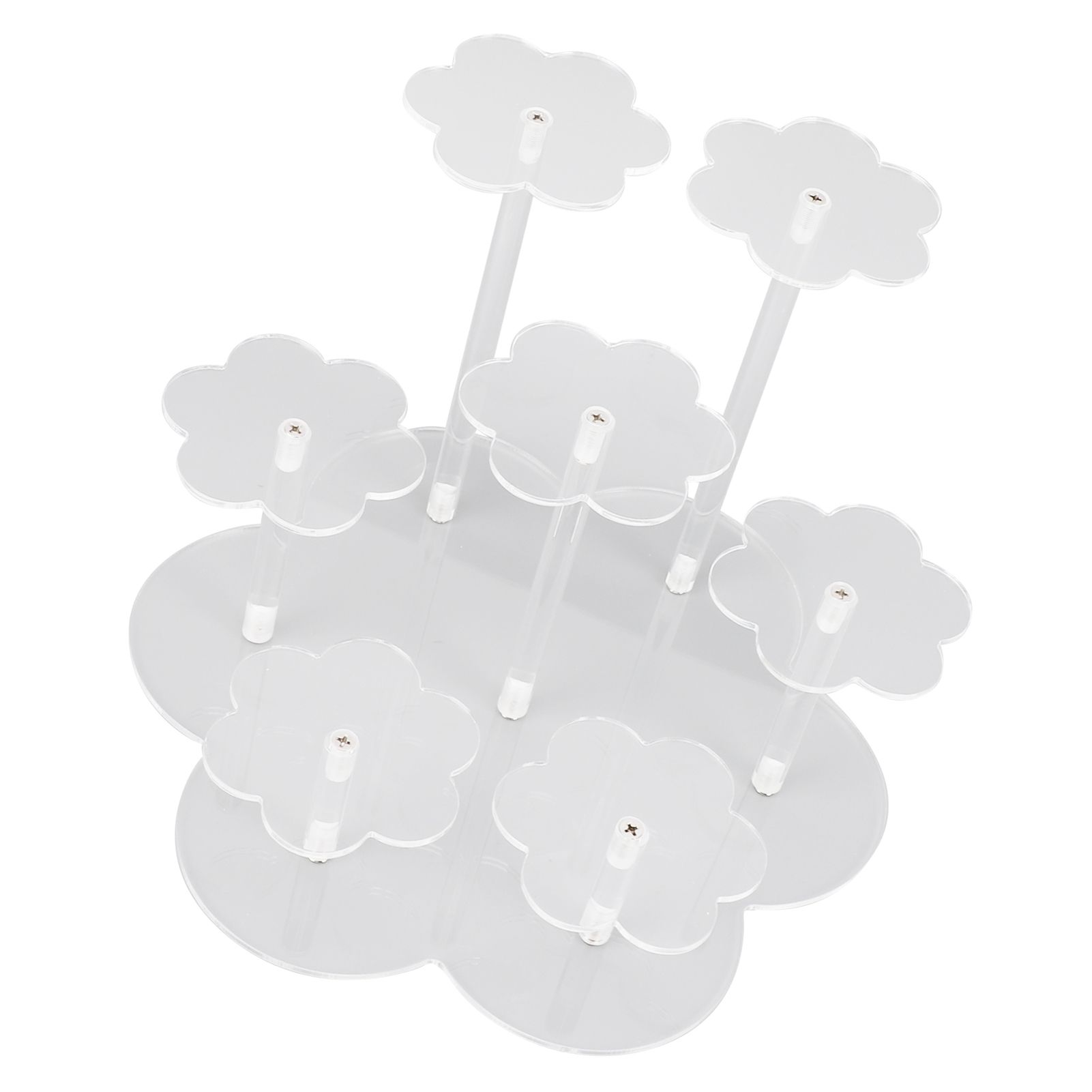 Acrylic Display Stand Figures Perfume Organizers Storage Risers Cupcake Dessert Conutertop Desktop Decoration Organizer Transparent - Image 7