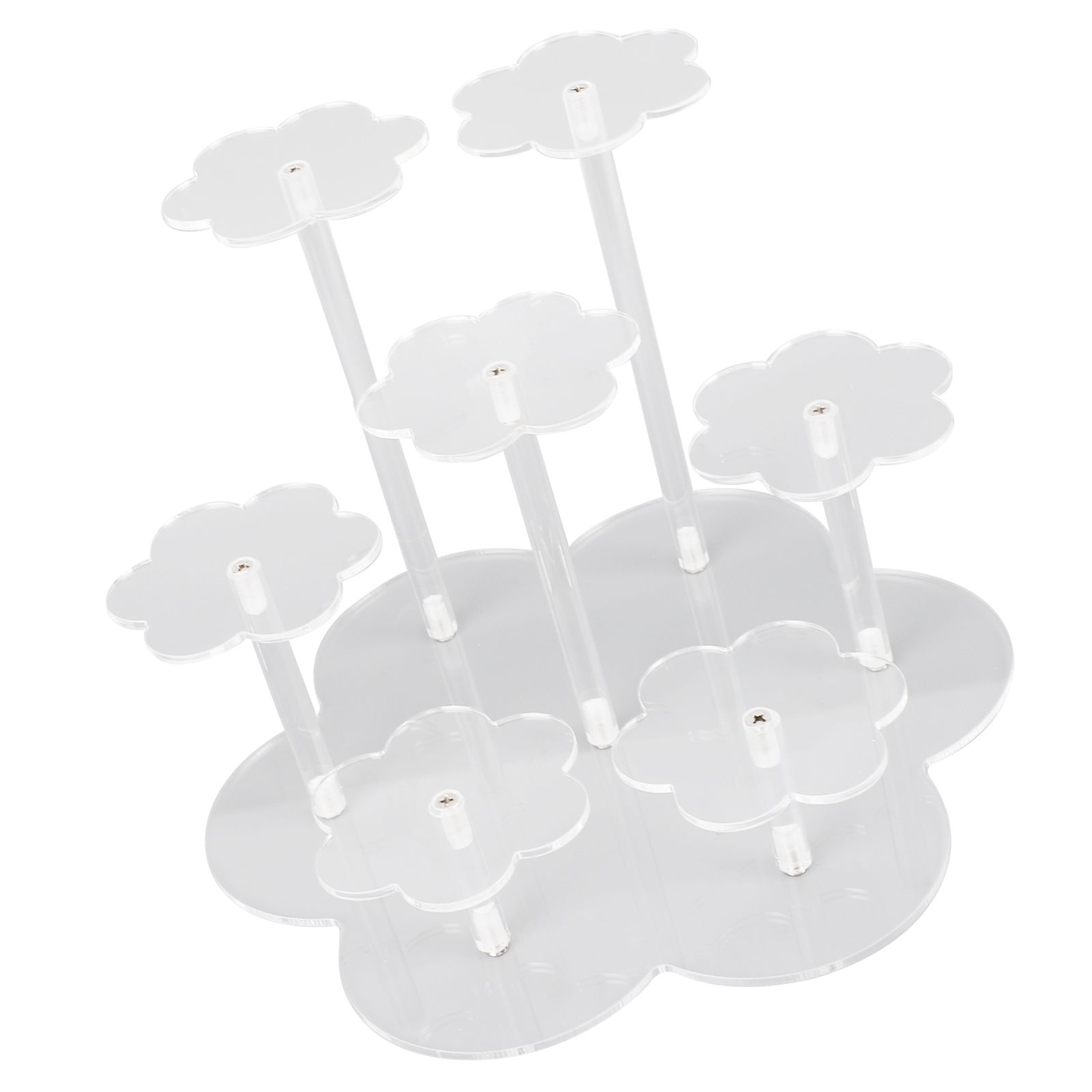 Acrylic Display Stand Figures Perfume Organizers Storage Risers Cupcake Dessert Conutertop Desktop Decoration Organizer Transparent - Image 8