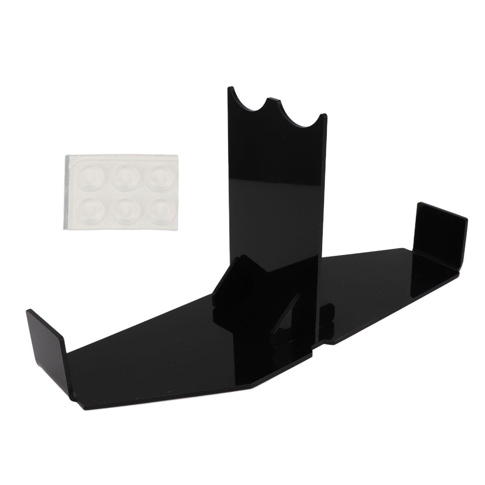 Lightsaber Display Stand Acrylic Desktop Lightsaber Display Holder Rack Wand Stand Dagger Dispaly Stand with Anti Slip Pad Black - Image 1