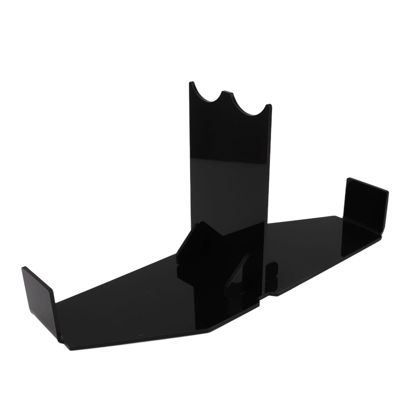 Lightsaber Display Stand Acrylic Desktop Lightsaber Display Holder Rack Wand Stand Dagger Dispaly Stand with Anti Slip Pad Black - Image 2