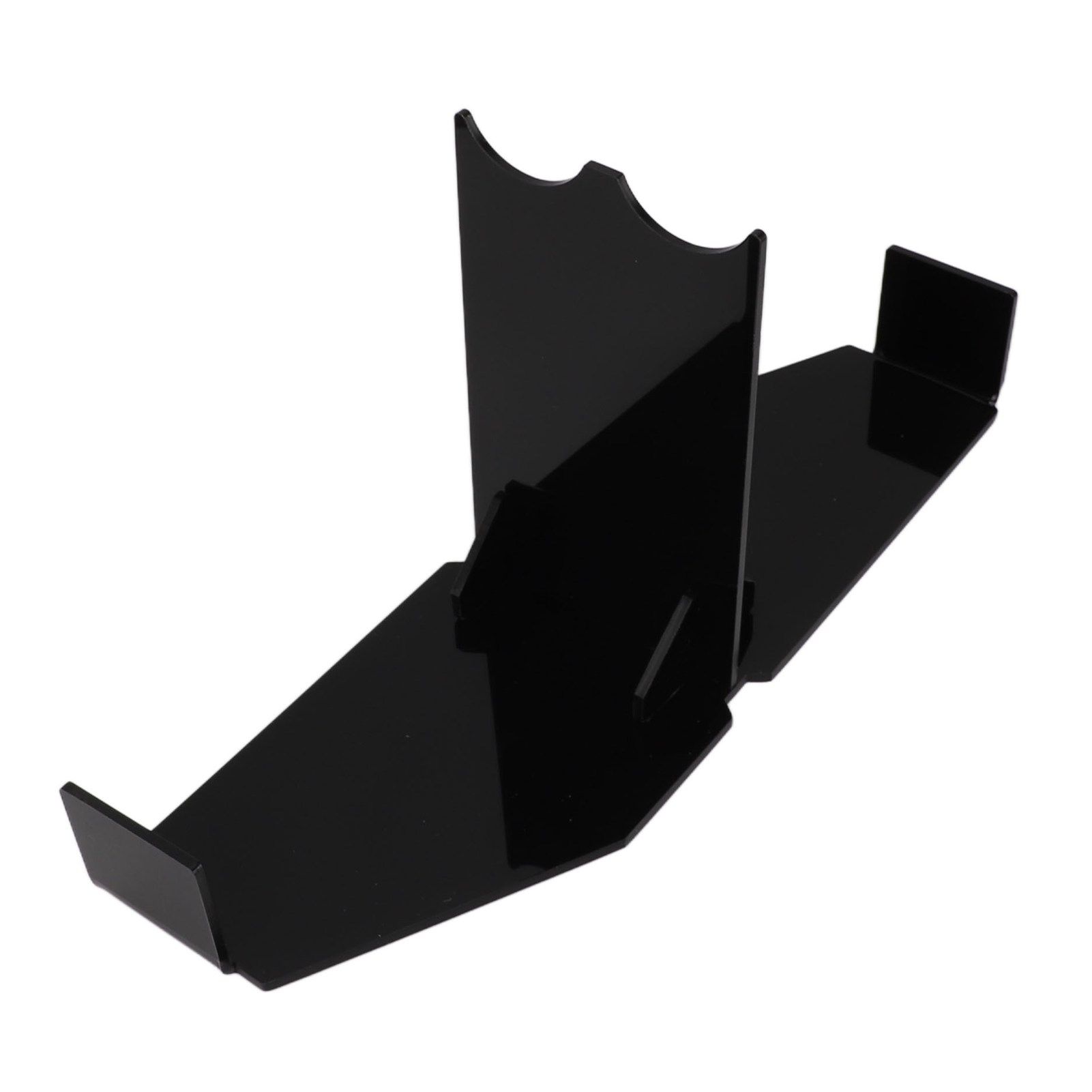 Lightsaber Display Stand Acrylic Desktop Lightsaber Display Holder Rack Wand Stand Dagger Dispaly Stand with Anti Slip Pad Black - Image 4