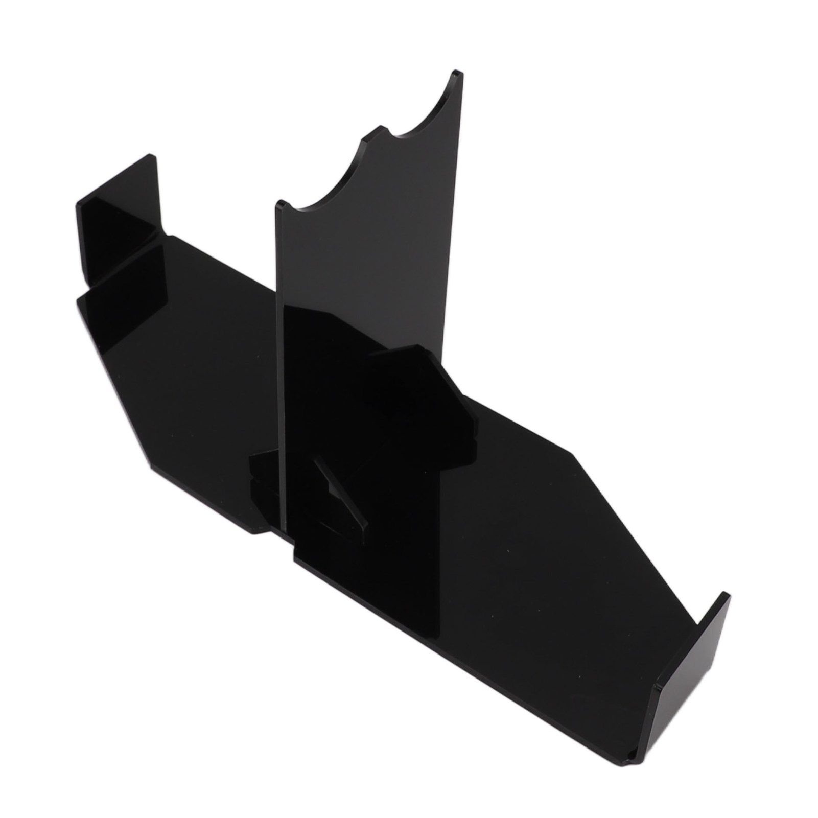 Lightsaber Display Stand Acrylic Desktop Lightsaber Display Holder Rack Wand Stand Dagger Dispaly Stand with Anti Slip Pad Black - Image 6