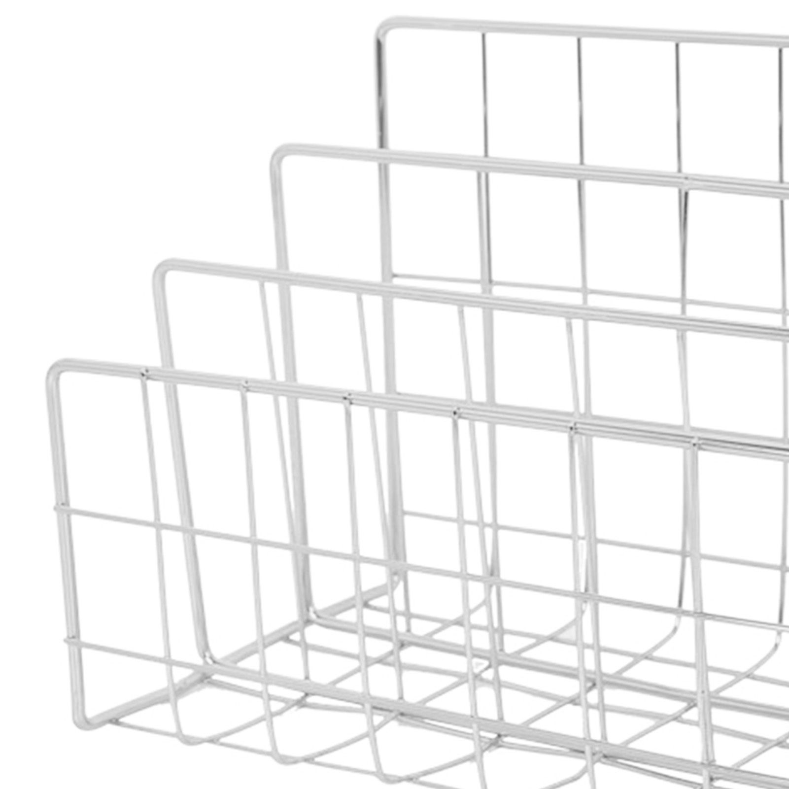 Book Sorter File Magazine Display Organizer Iron Bookend Home Decoration for Office Shelf - Image 7