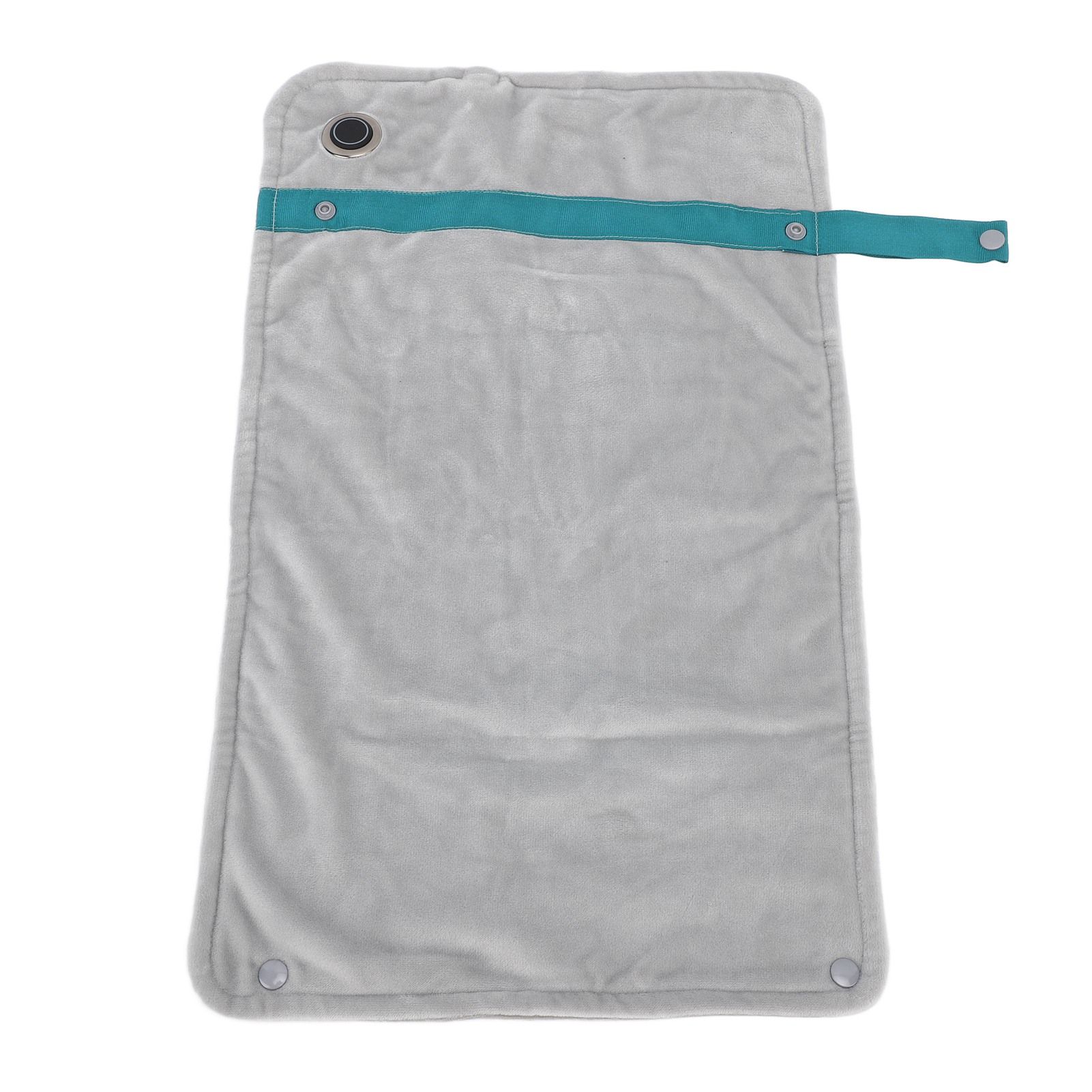 USB Heated Blanket with Temperature Control Mutipurpose Electric Heated Throw Warm Cozy Knee Heating Blanket Home Office Silver - Image 2