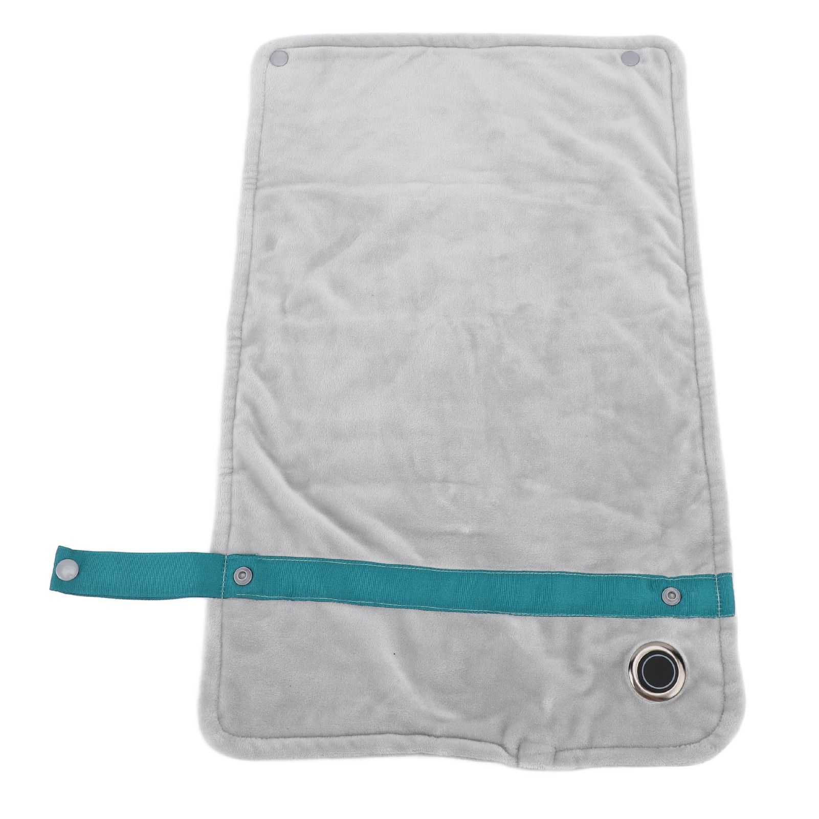 USB Heated Blanket with Temperature Control Mutipurpose Electric Heated Throw Warm Cozy Knee Heating Blanket Home Office Silver - Image 3