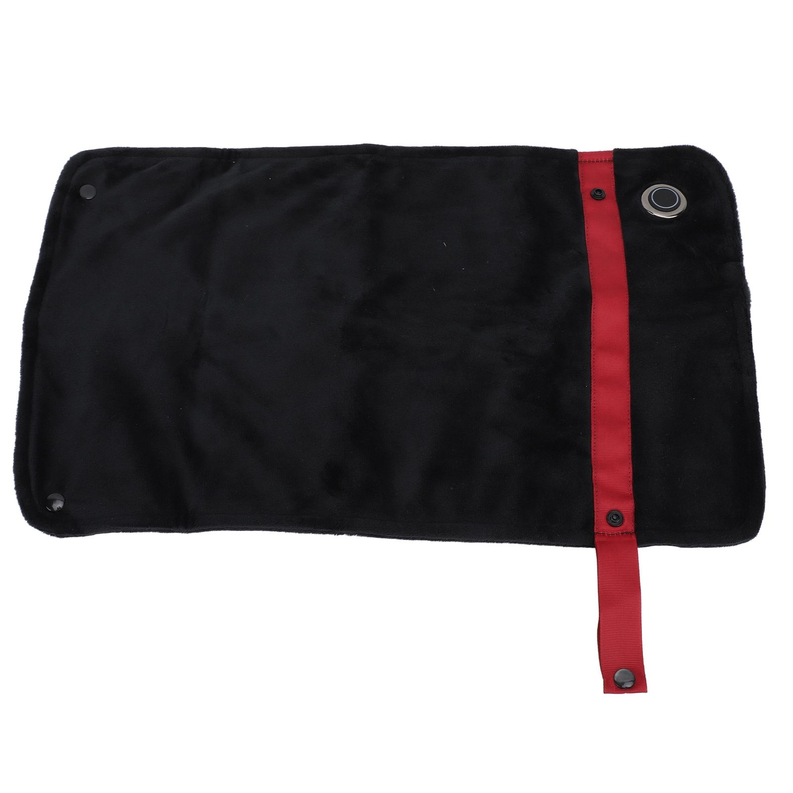USB Heated Blanket with Temperature Control Mutipurpose Electric Heated Throw Warm Cozy Knee Heating Blanket Home Office Black - Image 4