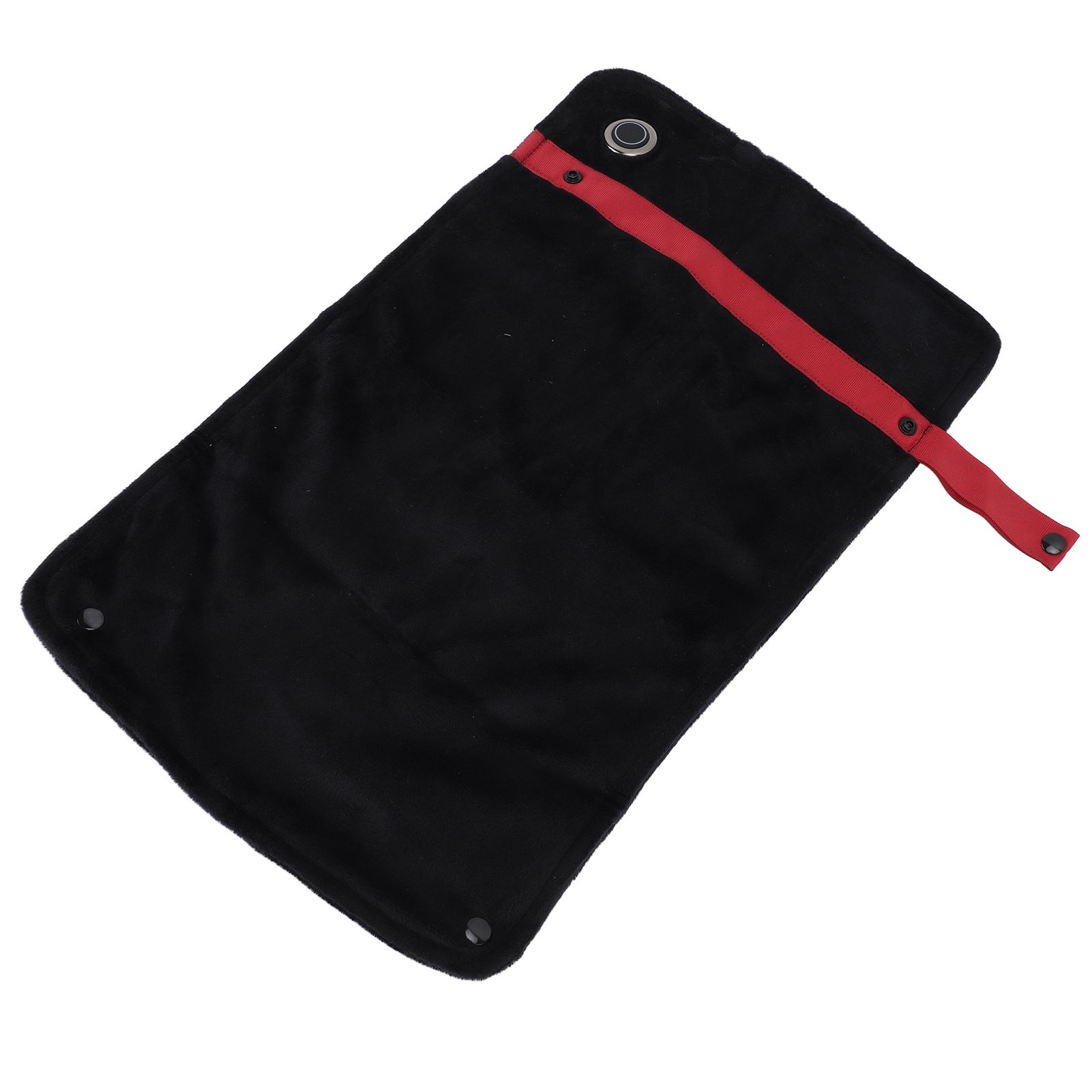 USB Heated Blanket with Temperature Control Mutipurpose Electric Heated Throw Warm Cozy Knee Heating Blanket Home Office Black - Image 6