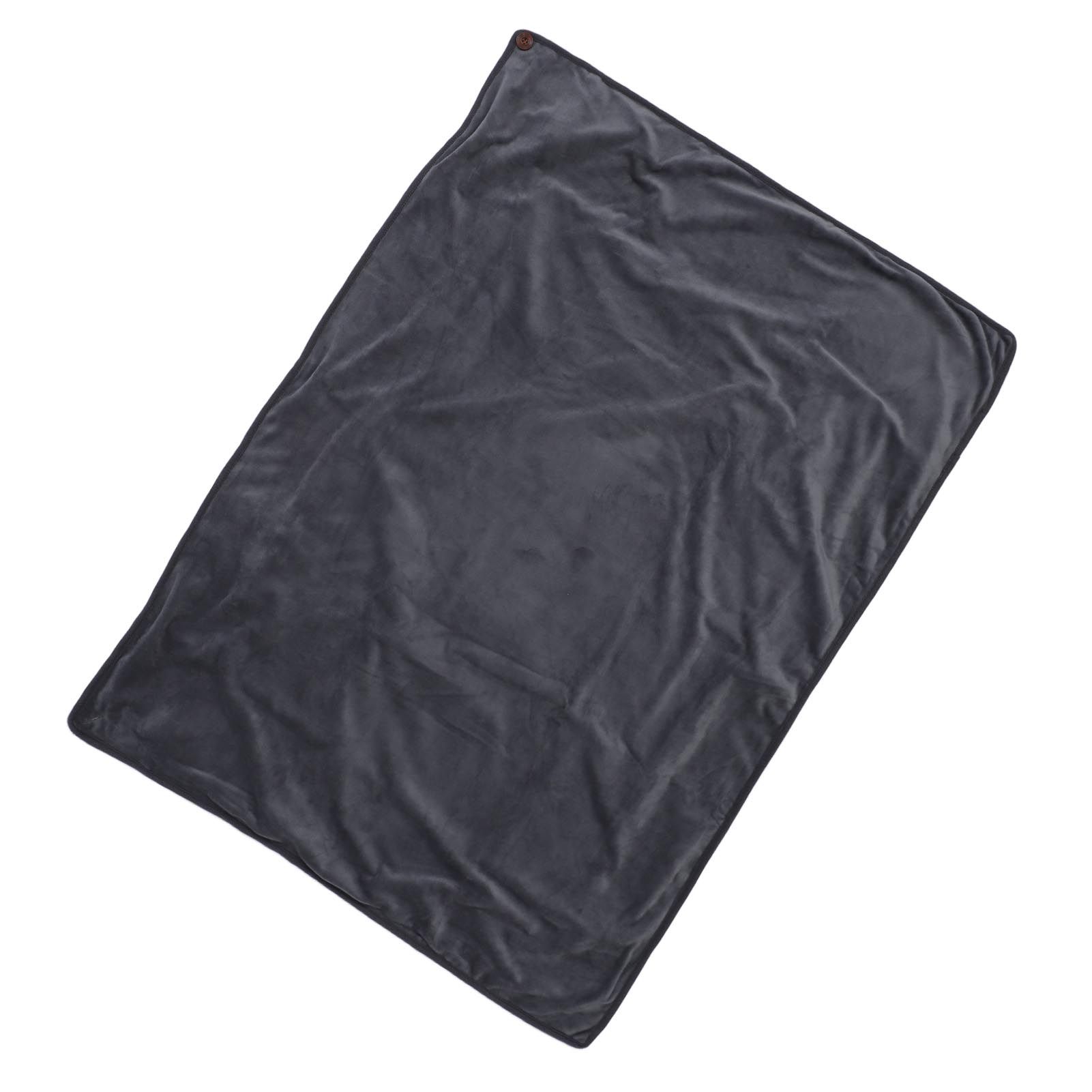 Heating Blanket Multifunctional Adjustable Temperature Control USB Electric Heated Blanket Grey - Image 6