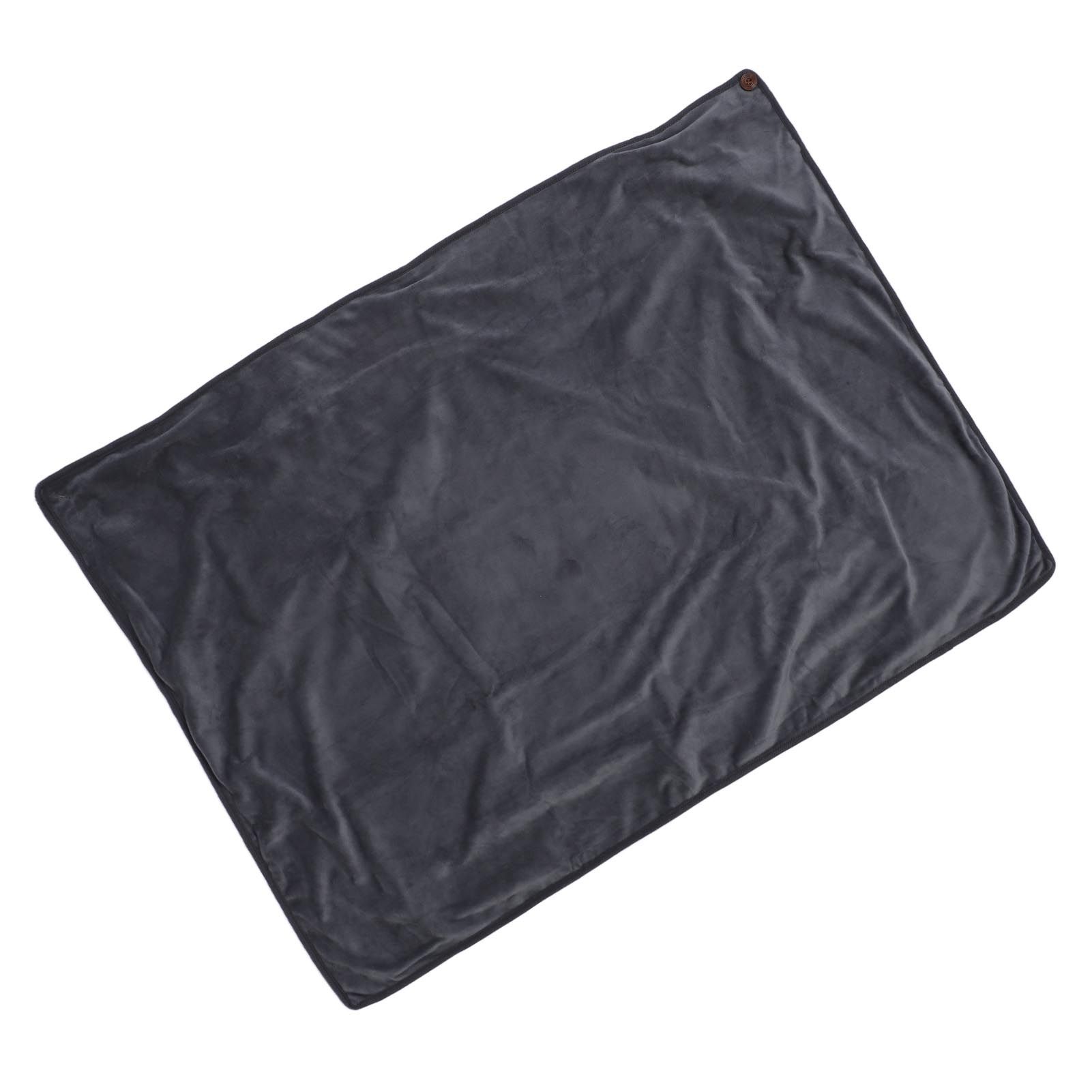 Heating Blanket Multifunctional Adjustable Temperature Control USB Electric Heated Blanket Grey - Image 8