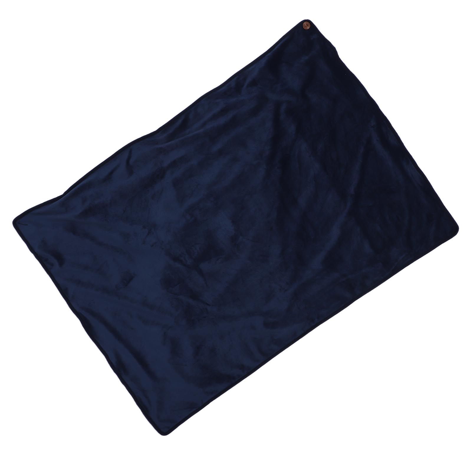 Heating Blanket Multifunctional Adjustable Temperature Control USB Electric Heated Blanket Navy Blue - Image 2