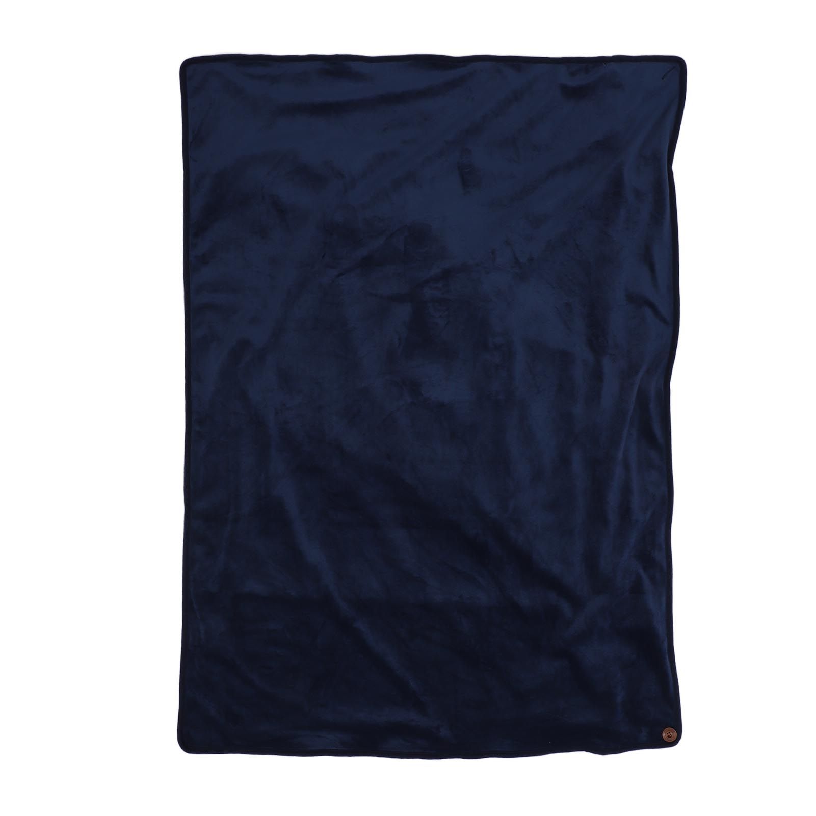 Heating Blanket Multifunctional Adjustable Temperature Control USB Electric Heated Blanket Navy Blue - Image 3