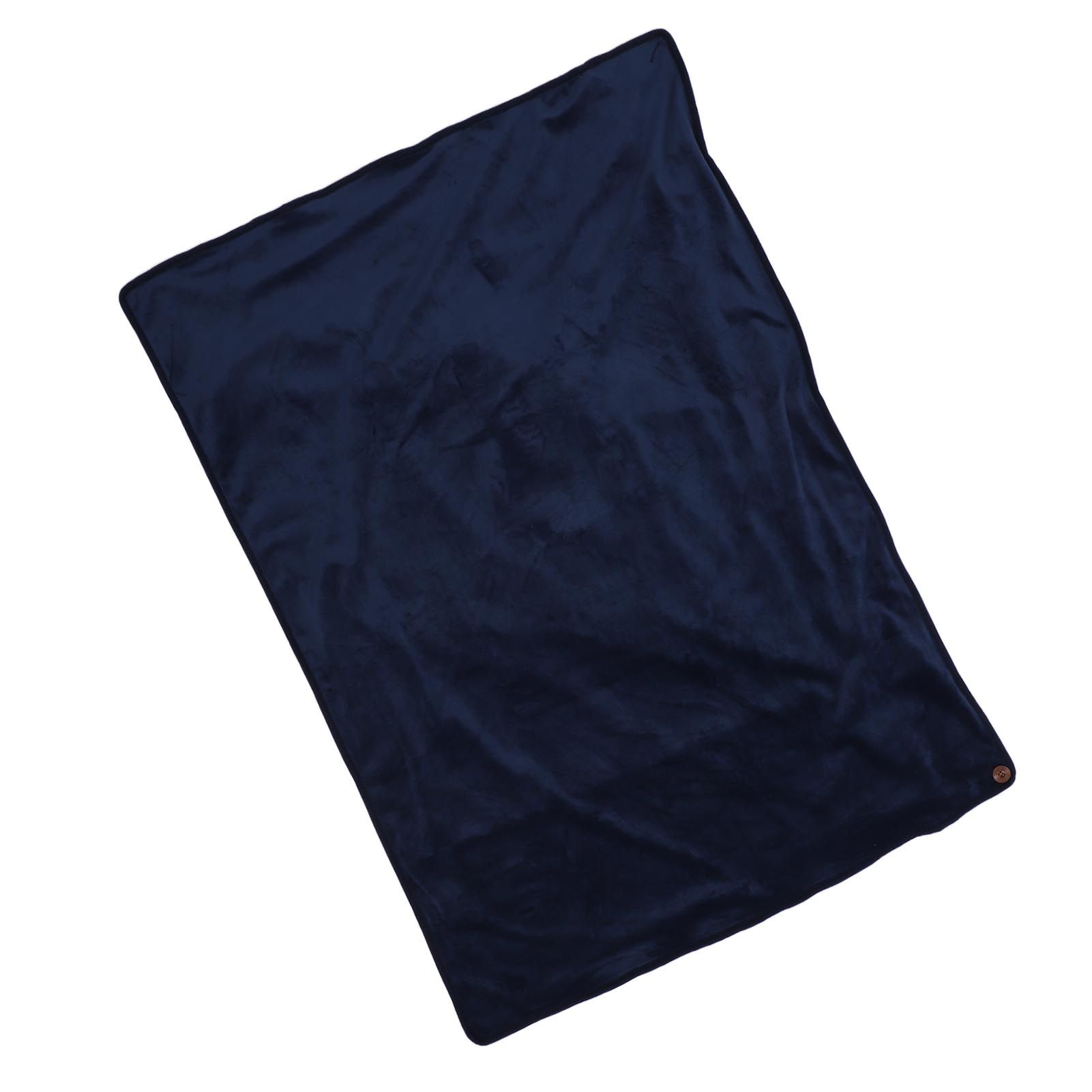 Heating Blanket Multifunctional Adjustable Temperature Control USB Electric Heated Blanket Navy Blue - Image 5