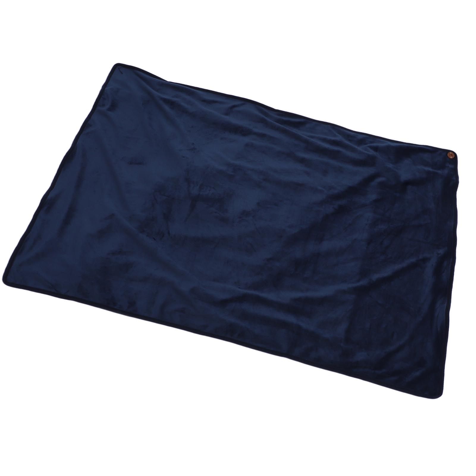 Heating Blanket Multifunctional Adjustable Temperature Control USB Electric Heated Blanket Navy Blue - Image 6