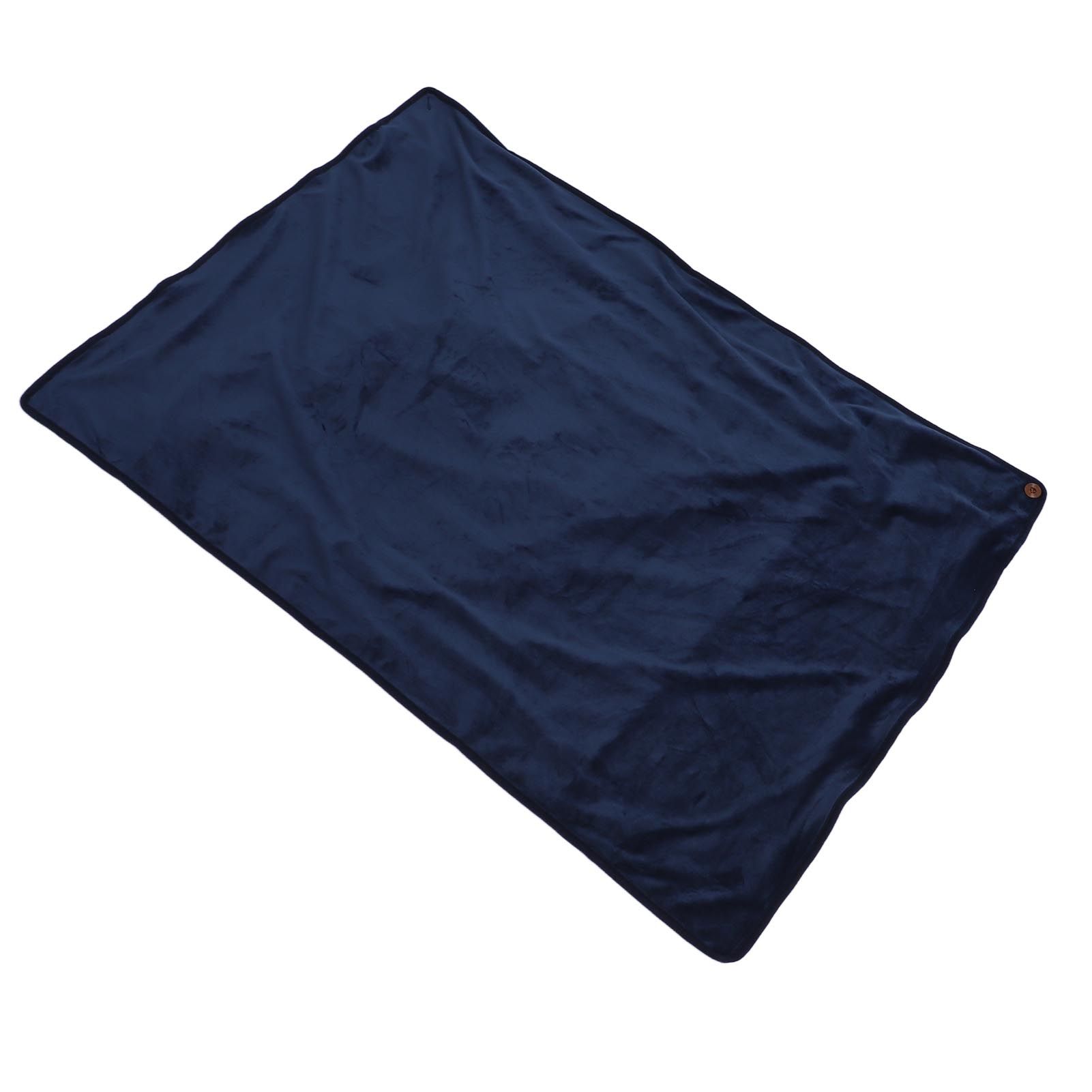 Heating Blanket Multifunctional Adjustable Temperature Control USB Electric Heated Blanket Navy Blue - Image 8