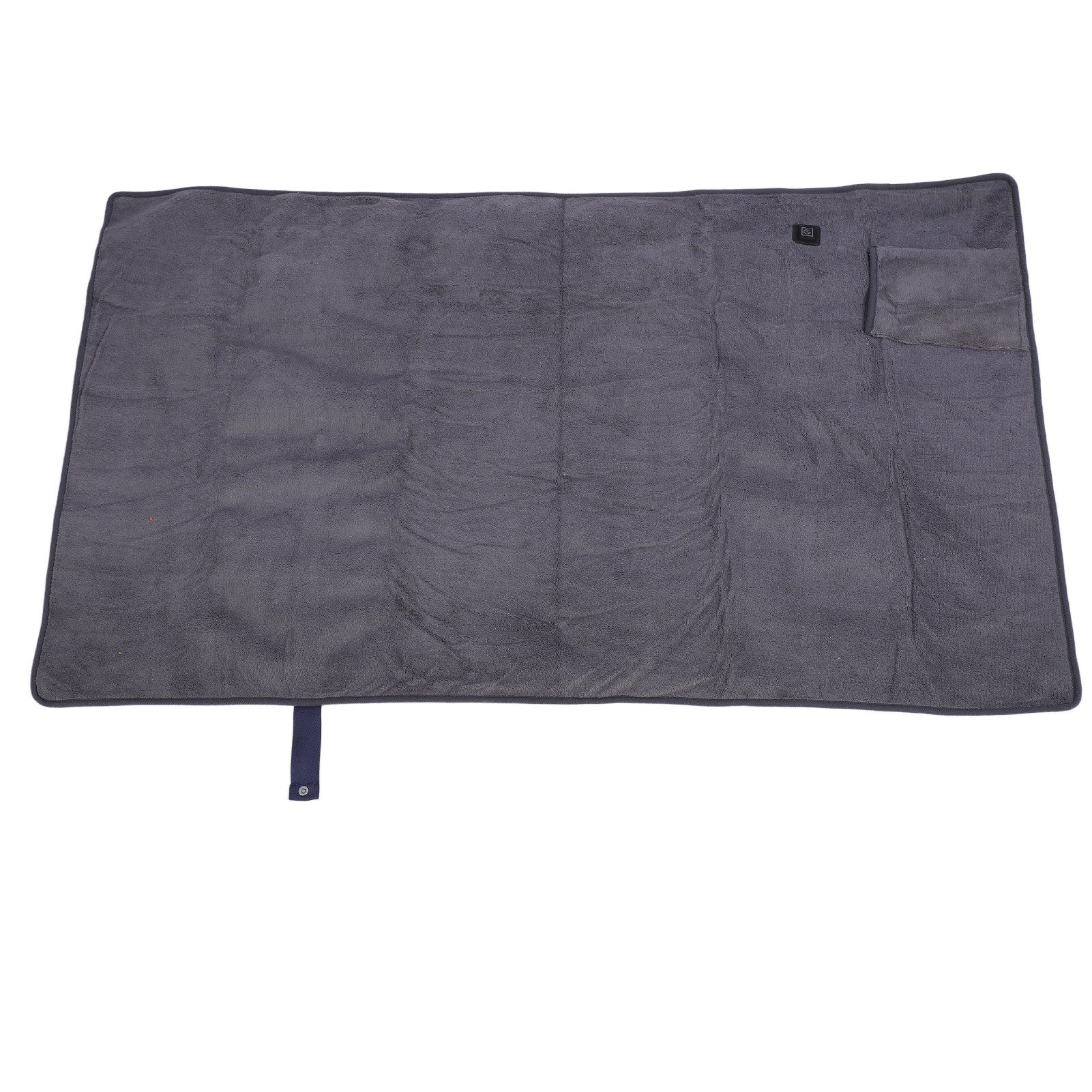 Warming Electric Blanket USB Polyester Fiber Multifunctional Adjustable Fast Heating Shawl for Camping Outdoor Activities Dark Gray - Image 8