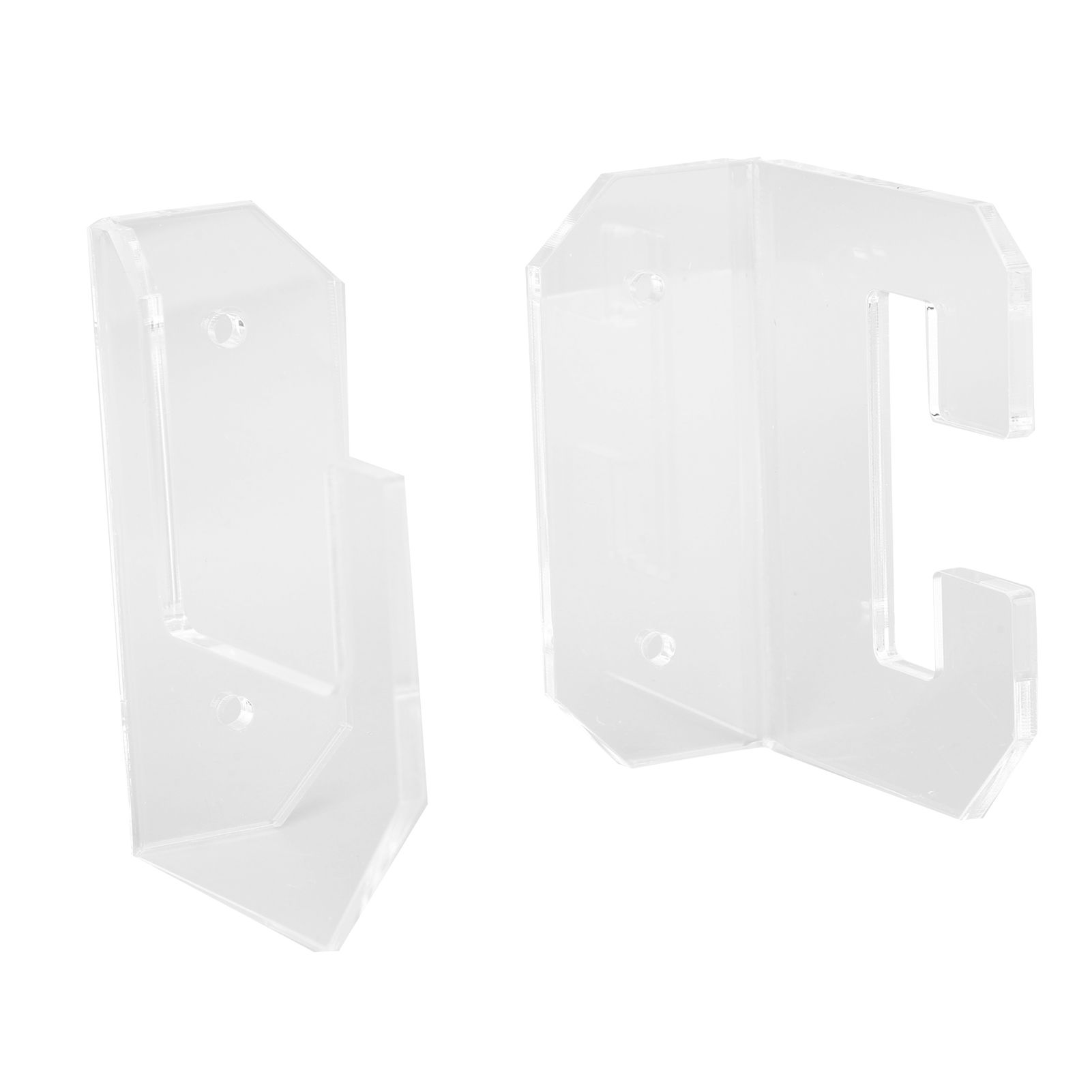 Samurai Sword Holder Horizontal Wall Mount Acrylic Sword Rack Flat Blade Display Stand with Screws Transparent - Image 2