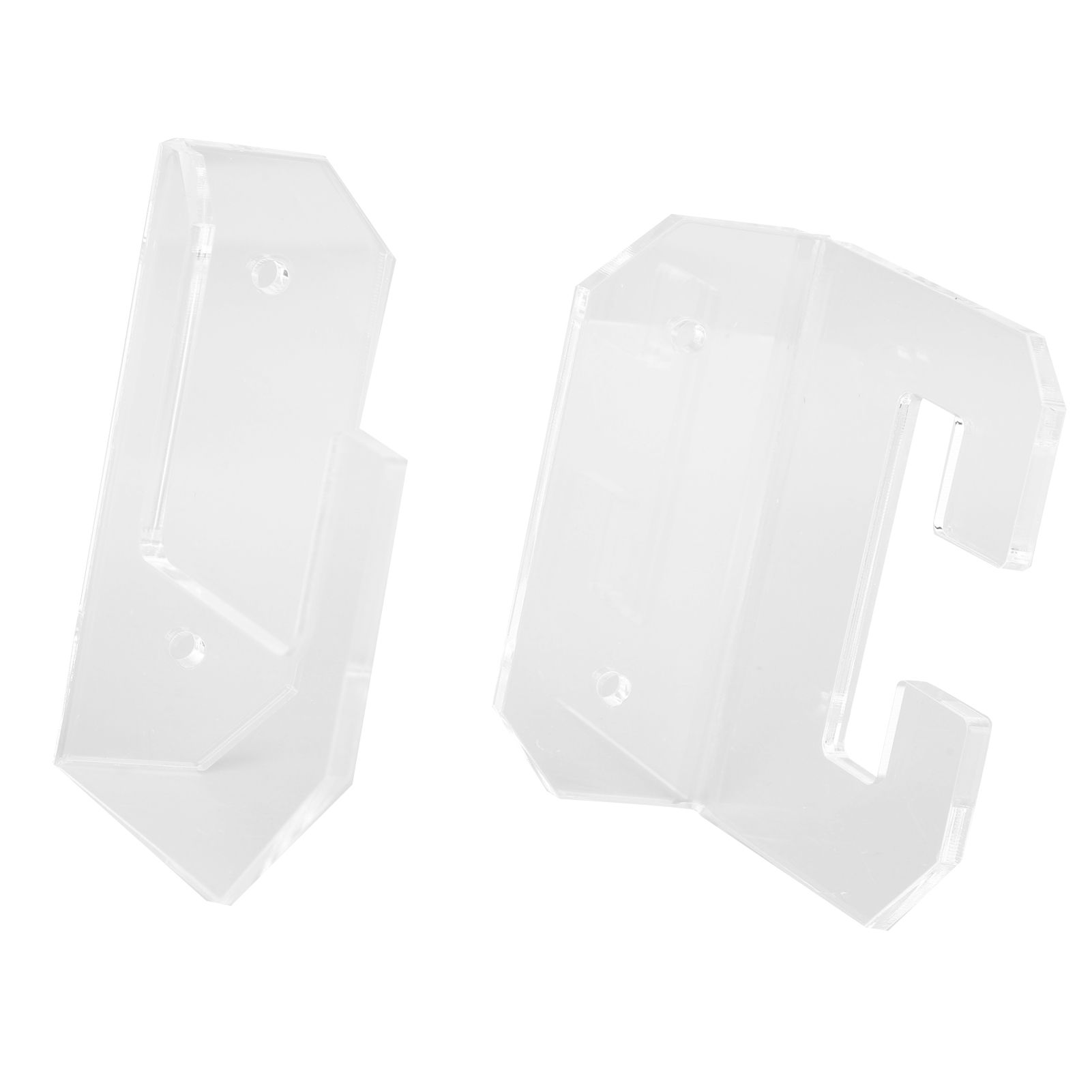 Samurai Sword Holder Horizontal Wall Mount Acrylic Sword Rack Flat Blade Display Stand with Screws Transparent - Image 4