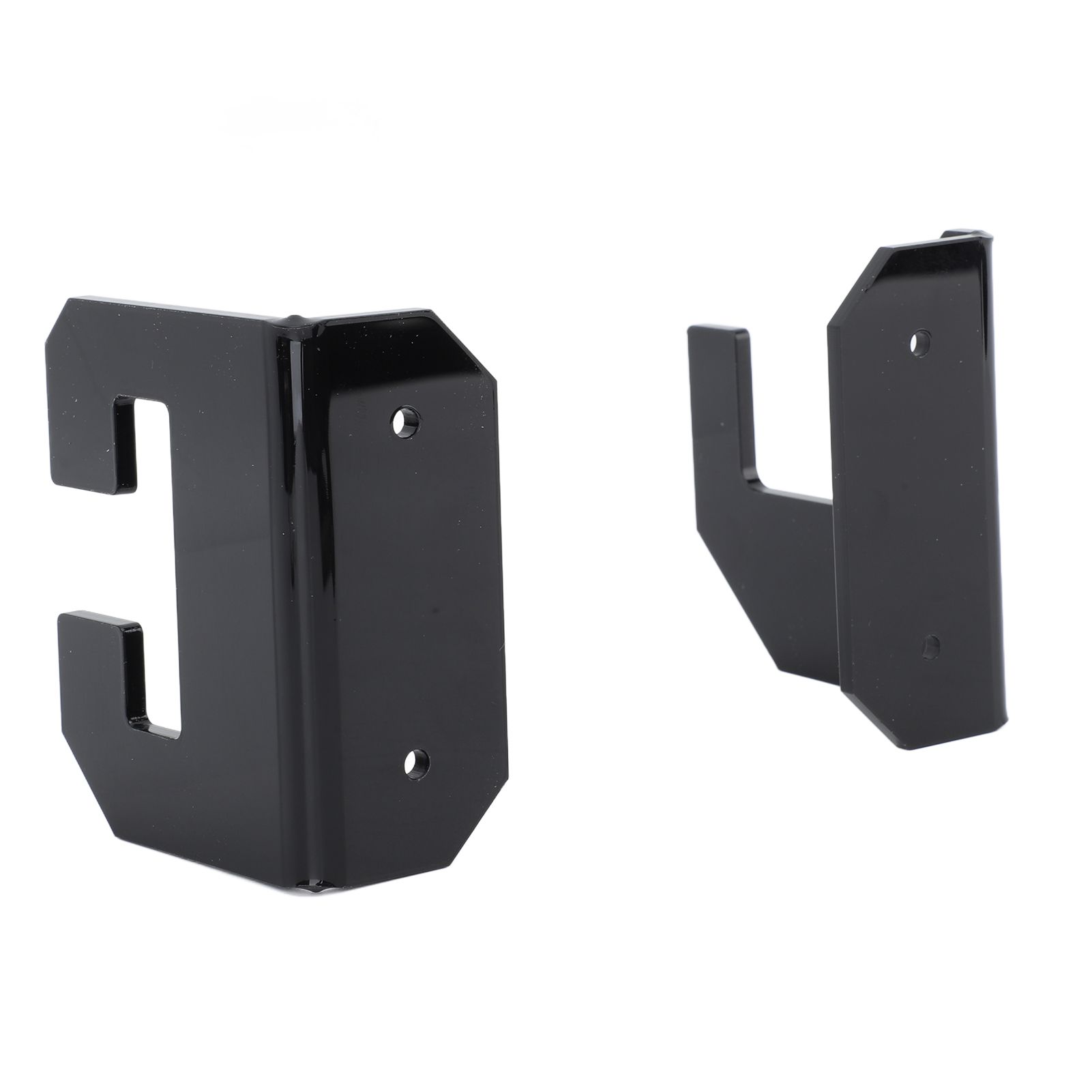Samurai Sword Holder Horizontal Wall Mount Acrylic Sword Rack Flat Blade Display Stand with Screws Black - Image 3