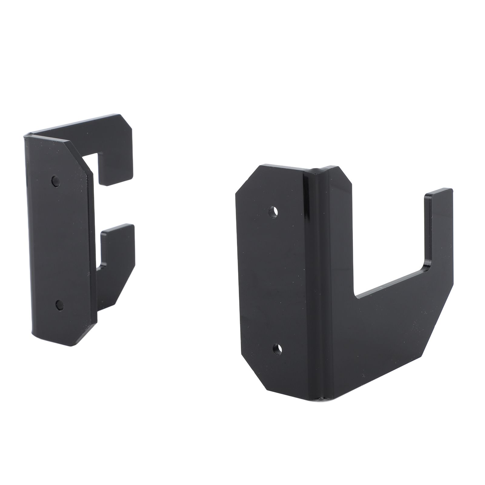 Samurai Sword Holder Horizontal Wall Mount Acrylic Sword Rack Flat Blade Display Stand with Screws Black - Image 5
