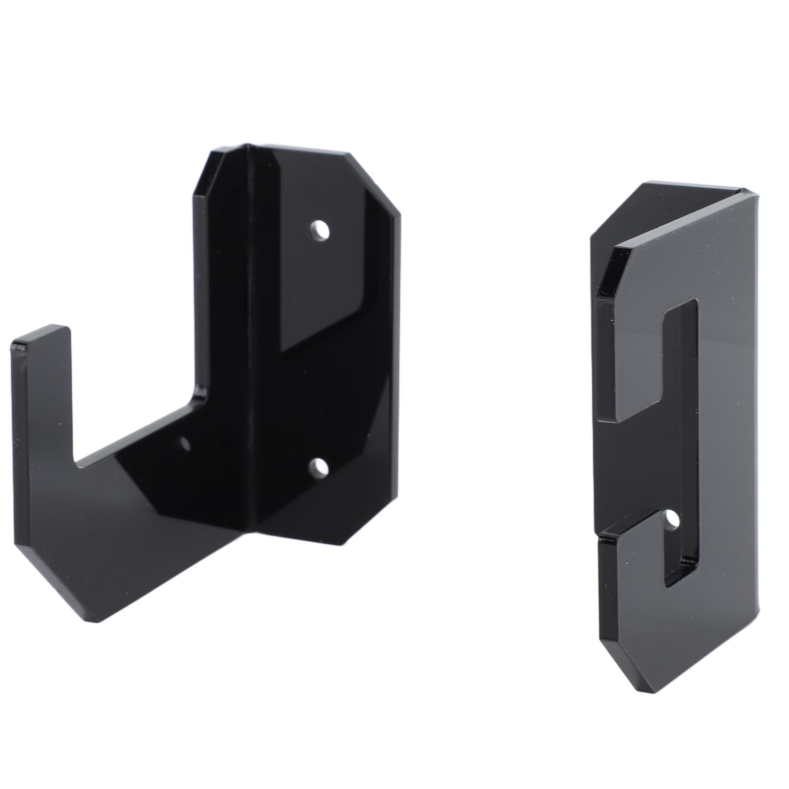 Samurai Sword Holder Horizontal Wall Mount Acrylic Sword Rack Flat Blade Display Stand with Screws Black - Image 6
