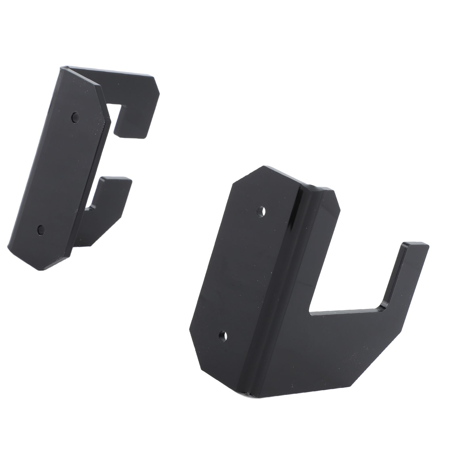 Samurai Sword Holder Horizontal Wall Mount Acrylic Sword Rack Flat Blade Display Stand with Screws Black - Image 7