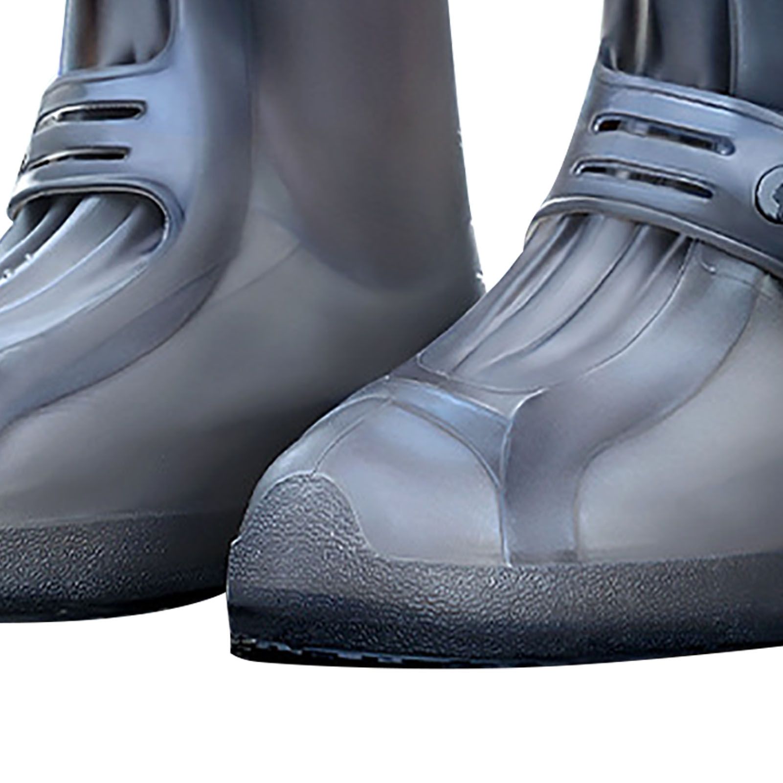 Waterproof Rain Boots Cover Silicone Comfortable Prevent Slip Thickened Outdoor Rain Shoe Covers for Men Women Fishing Hunting Tawny, Middle Tube Size 40‑42 - Image 7