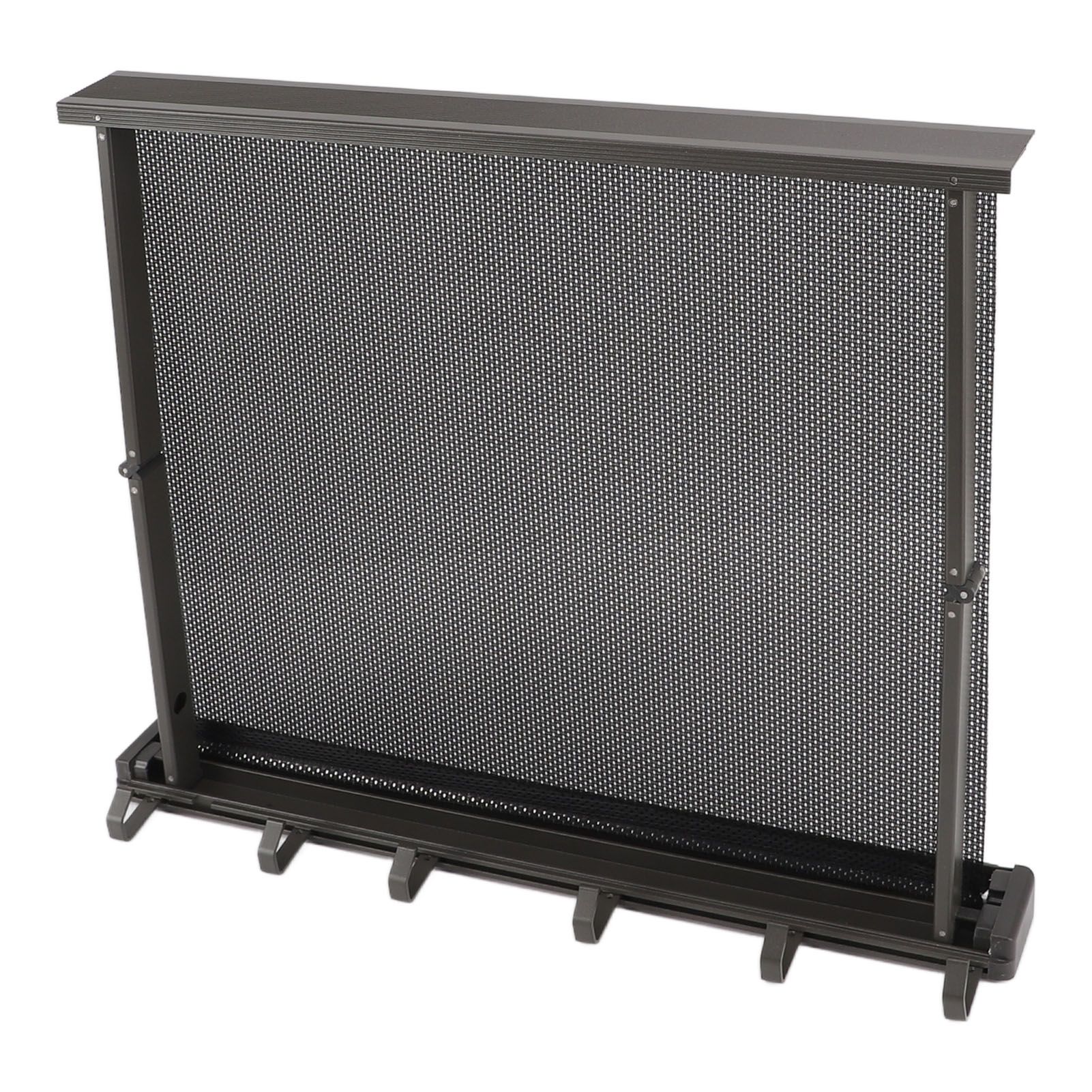 Retractable Clothes Drying Rack with Template Wall Mount Mesh Breathable Platform Aluminium Laundry Drying Rack for Patio Bathroom Grey - Image 7