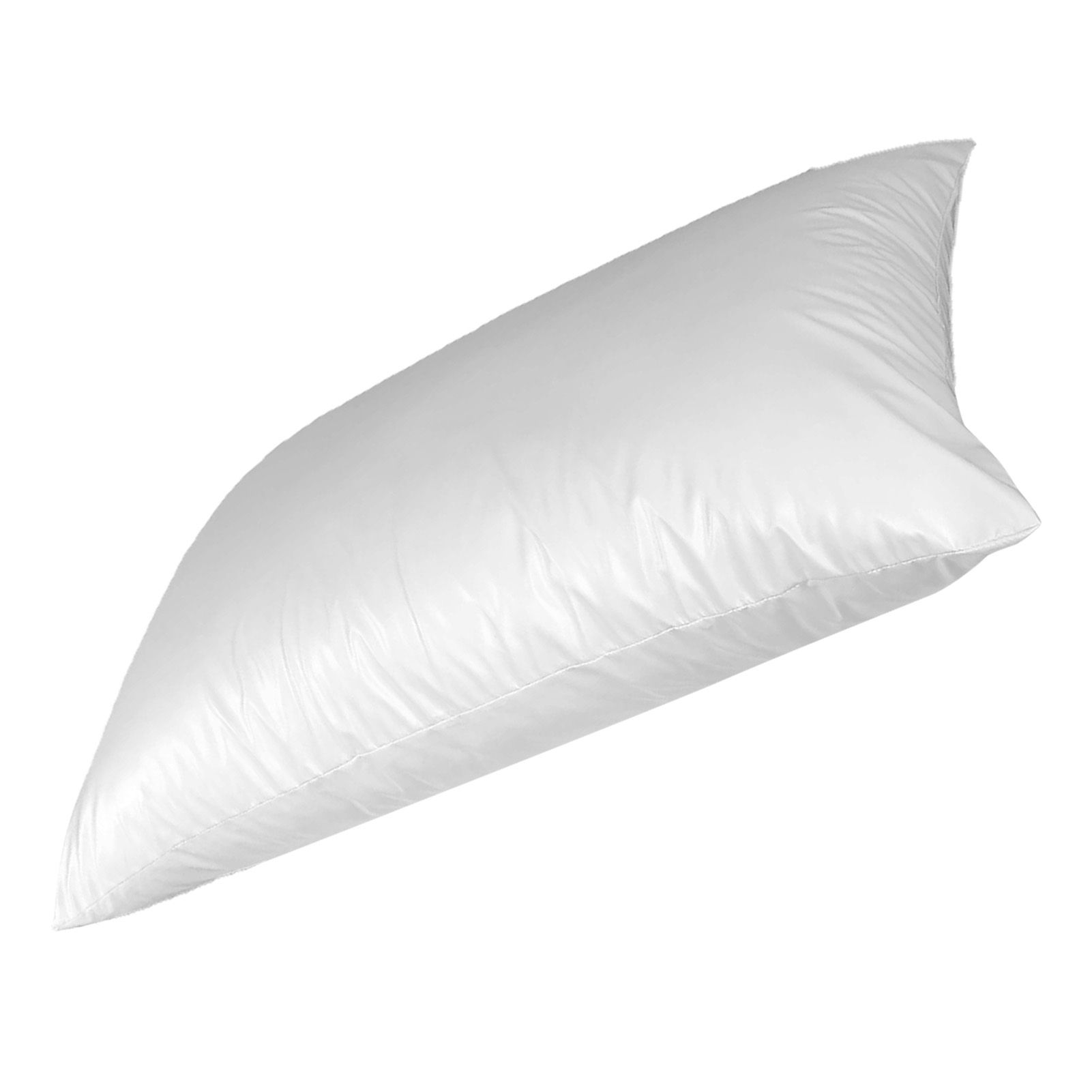 Waterproof Pillow Protector Polyester Fiber White Comfortable 16.9x28.7in Pillow Covers for Sleeping - Image 3