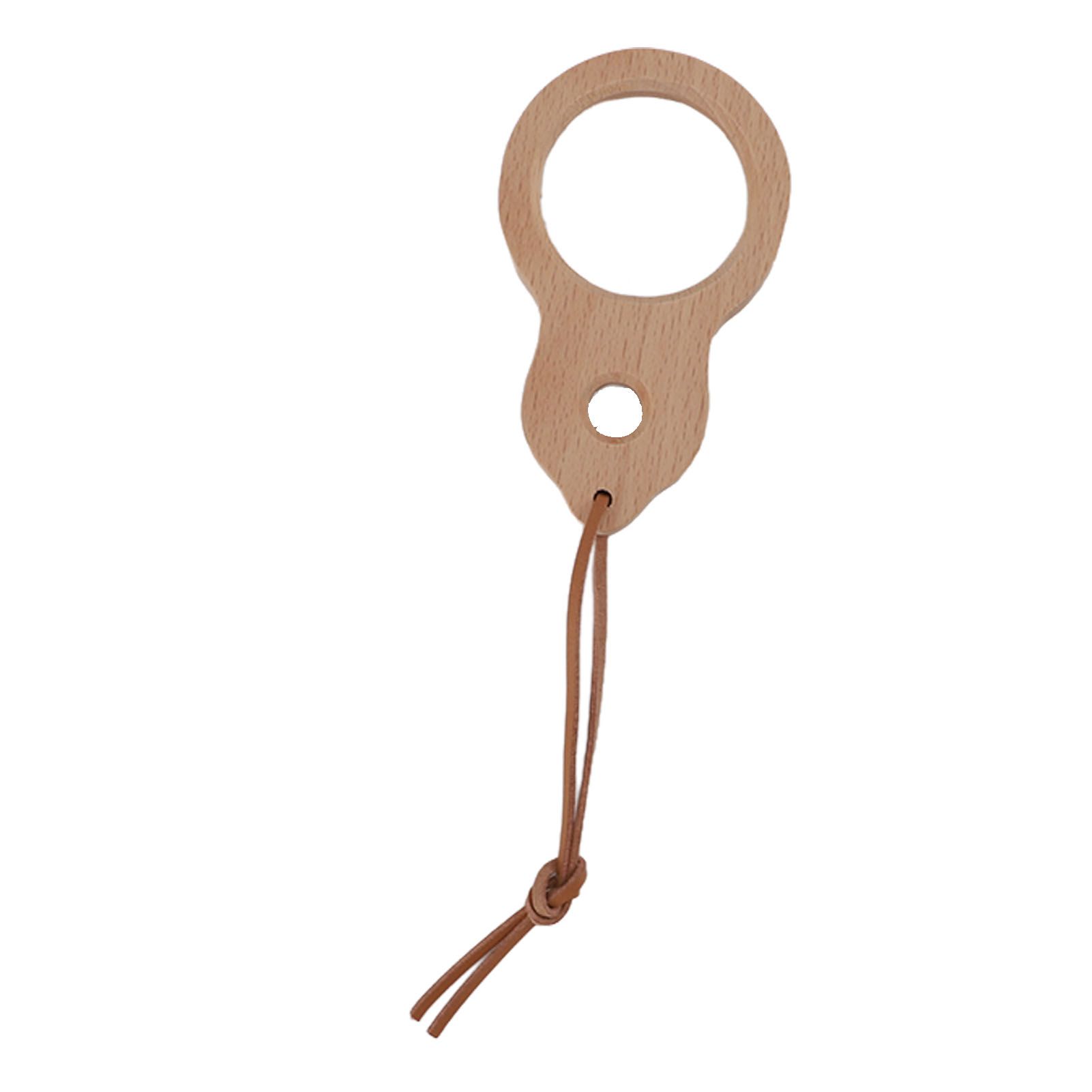 Wood Magnifying Glass Small Portable Smoothing Sturdy Multi Purpose Wooden Magnifier for Book Reading Study Home - Image 2