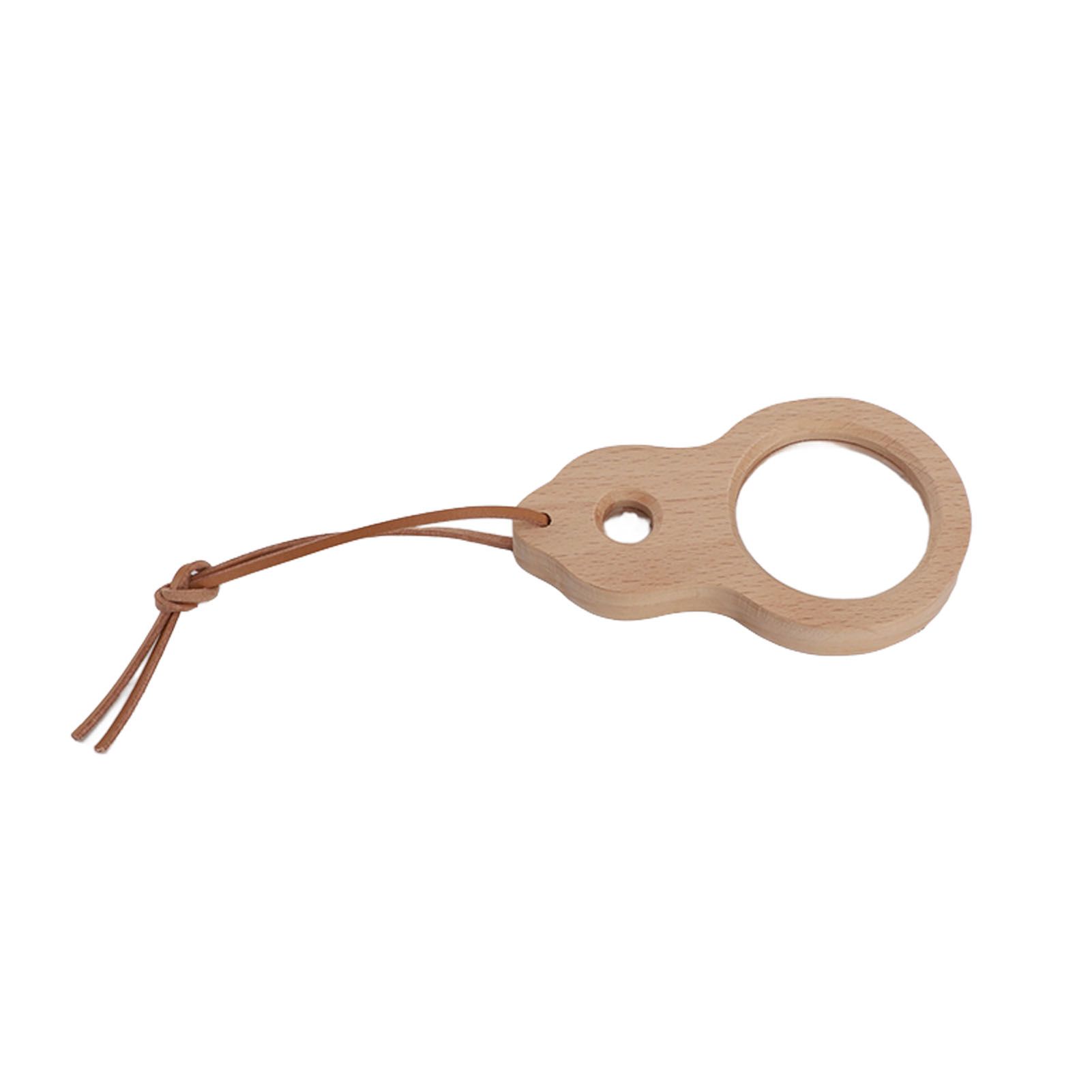 Wood Magnifying Glass Small Portable Smoothing Sturdy Multi Purpose Wooden Magnifier for Book Reading Study Home - Image 5