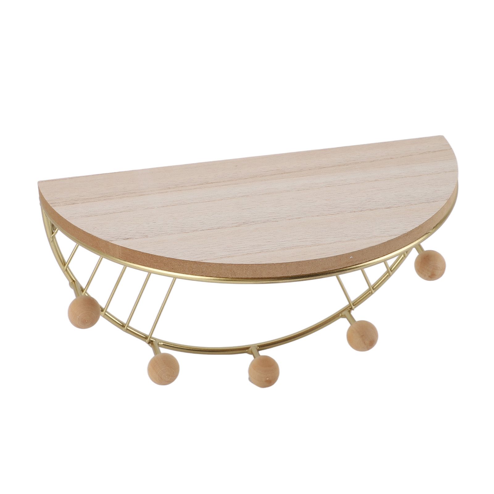Modern Wall Shelves Fan Shaped Textured Exquisite Floating Shelves for Living Rooms Bedrooms Study Rooms Gold - Image 5