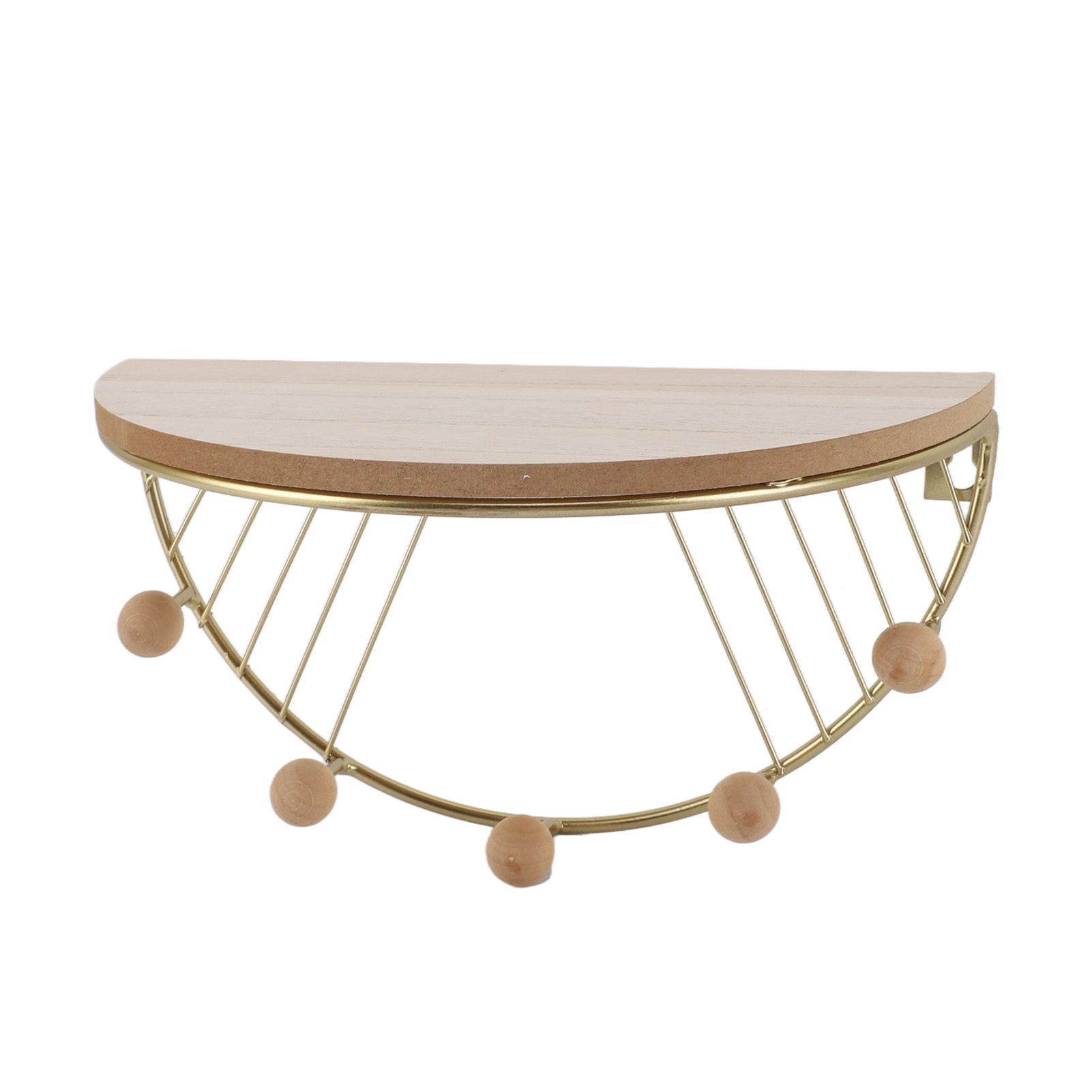 Modern Wall Shelves Fan Shaped Textured Exquisite Floating Shelves for Living Rooms Bedrooms Study Rooms Gold - Image 8