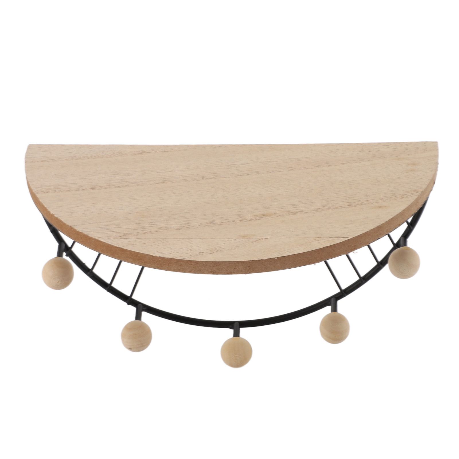 Modern Wall Shelves Fan Shaped Textured Exquisite Floating Shelves for Living Rooms Bedrooms Study Rooms Black - Image 6