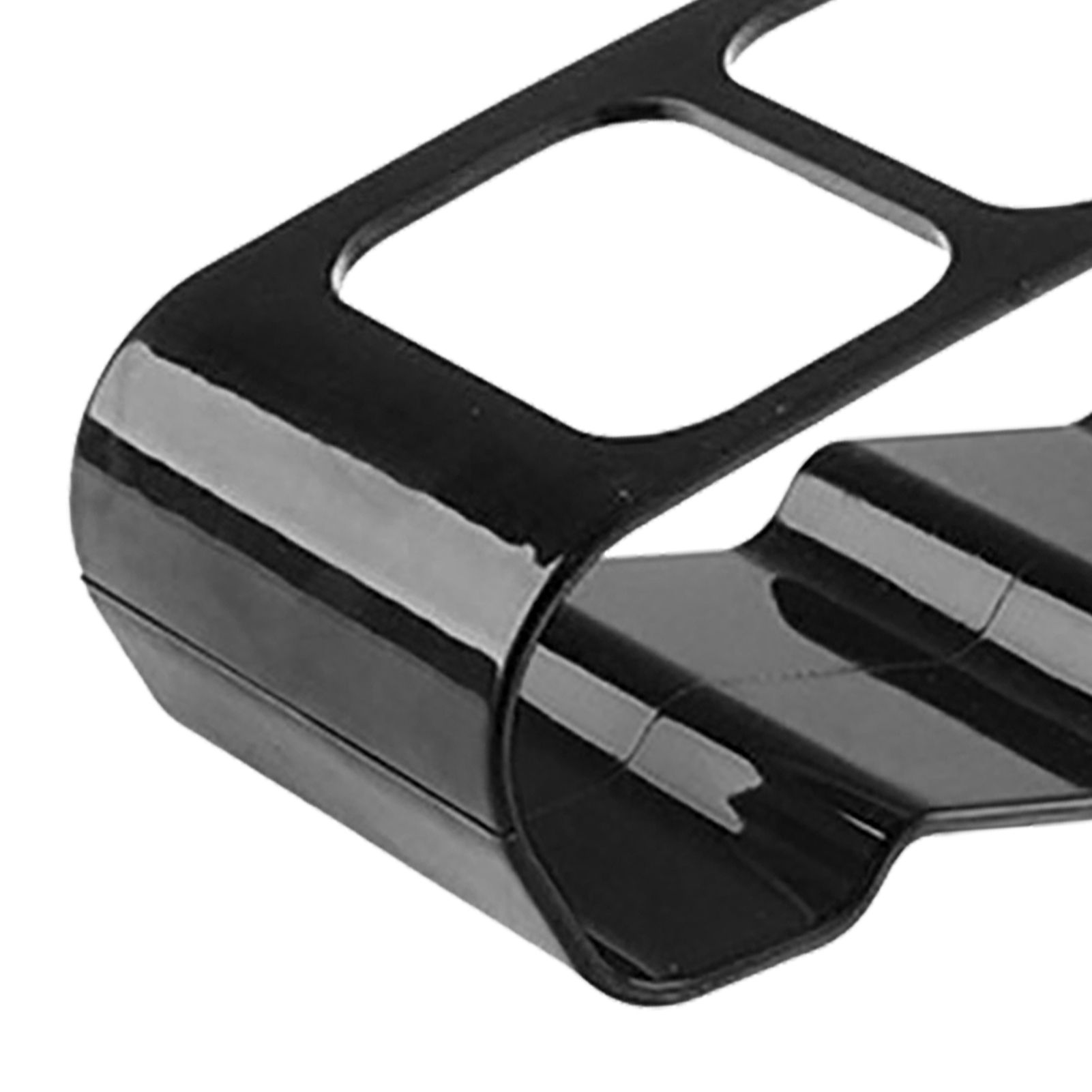 Remote Control Holder with 4 Compartments Plastic Easily Accessible TV Remote Caddy for Media Accessories Black - Image 8