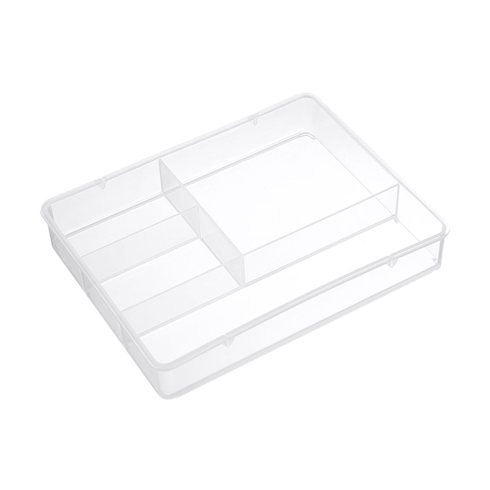 Desktop Organizer Box Drawer Divider Tray Desk Makeup Classification Storage Box for Bathroom Office Transparent - Image 1