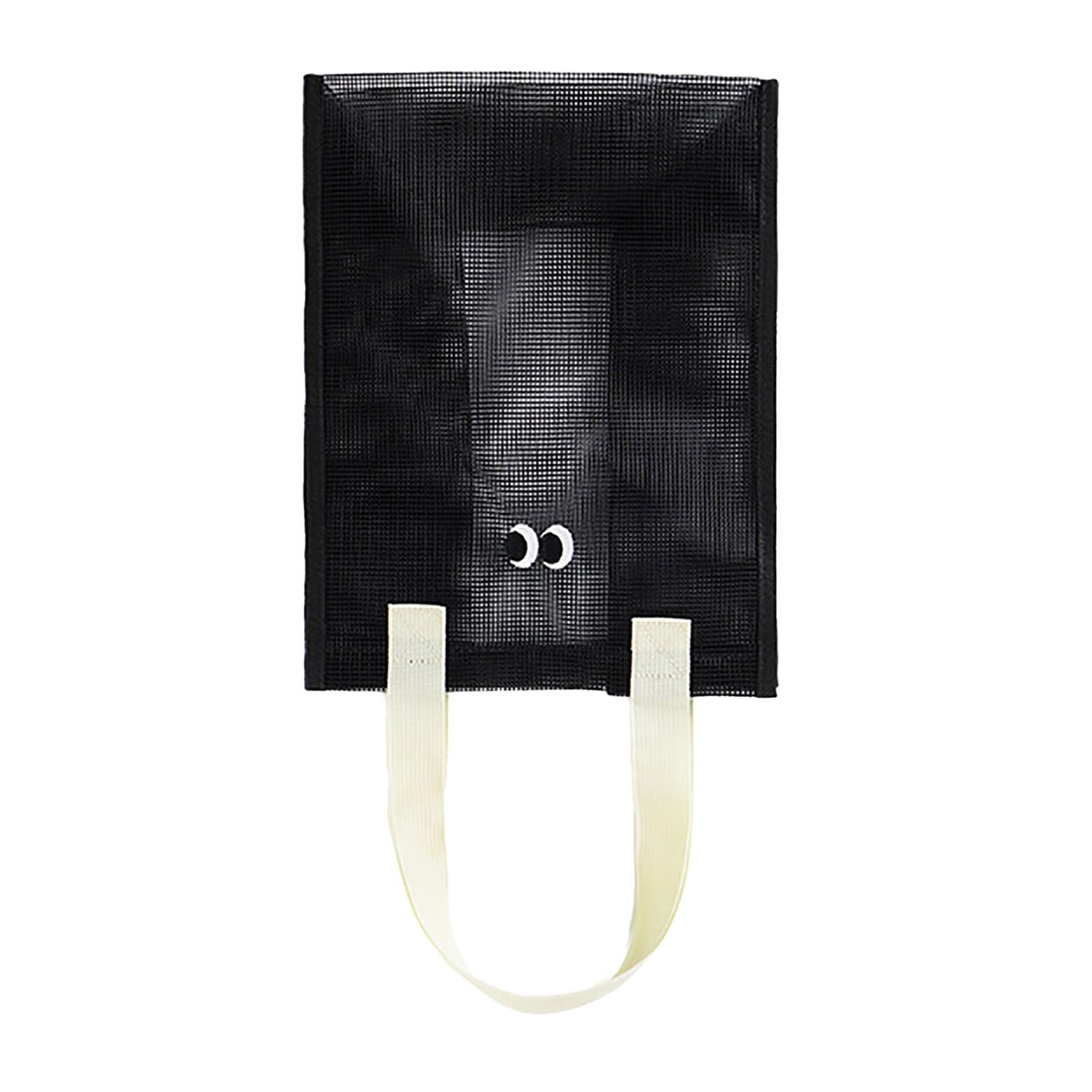 Mesh Shower Caddy Portable Hanging Shower Caddy Quick Dry Shower Bag for Bathroom Travel Toiletry Makeup Cosmetic Bag for Beach Black - Image 3