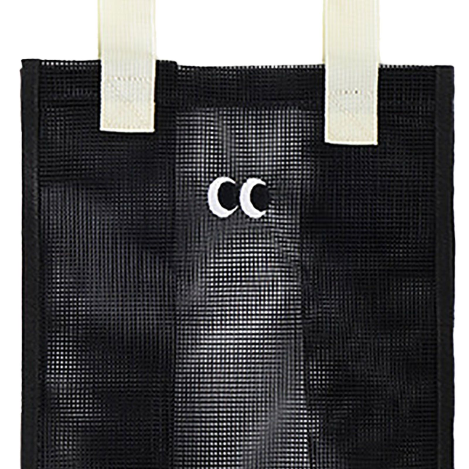 Mesh Shower Caddy Portable Hanging Shower Caddy Quick Dry Shower Bag for Bathroom Travel Toiletry Makeup Cosmetic Bag for Beach Black - Image 7
