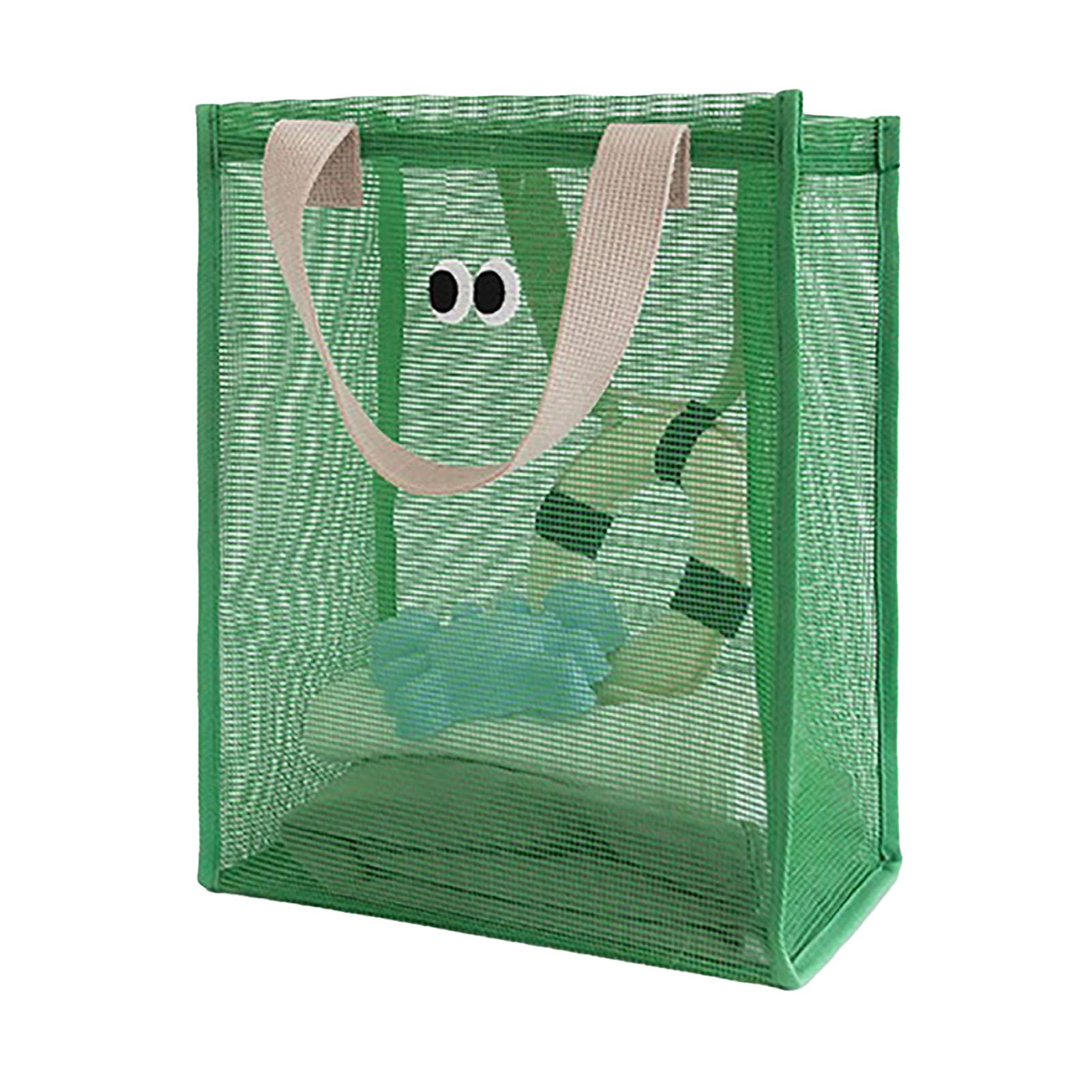 Mesh Shower Caddy Portable Hanging Shower Caddy Quick Dry Shower Bag for Bathroom Travel Toiletry Makeup Cosmetic Bag for Beach Green - Image 6