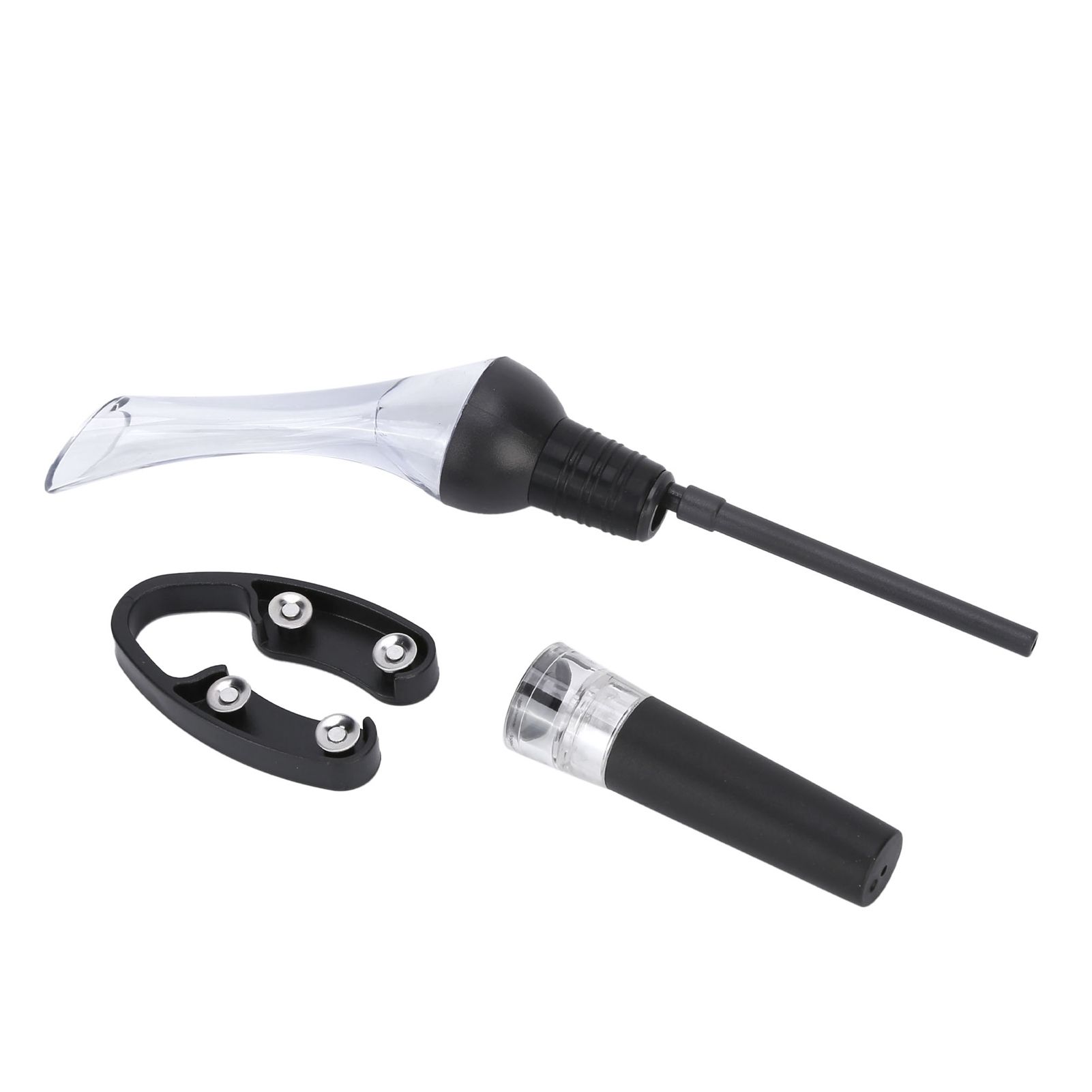 4Pcs/Set Wine Aerator Pourer with Vacuum Stopper Foil Cutter Pipe For Home Kitchen Bar Restaurant - Image 2