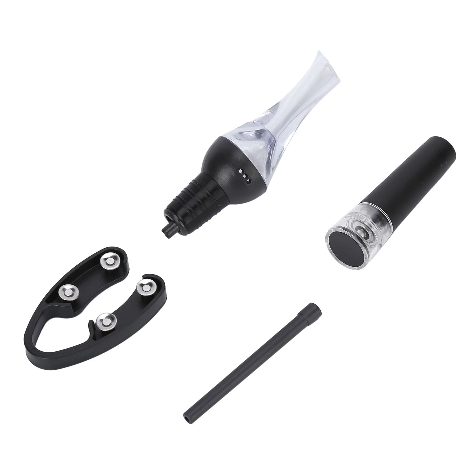 4Pcs/Set Wine Aerator Pourer with Vacuum Stopper Foil Cutter Pipe For Home Kitchen Bar Restaurant - Image 3
