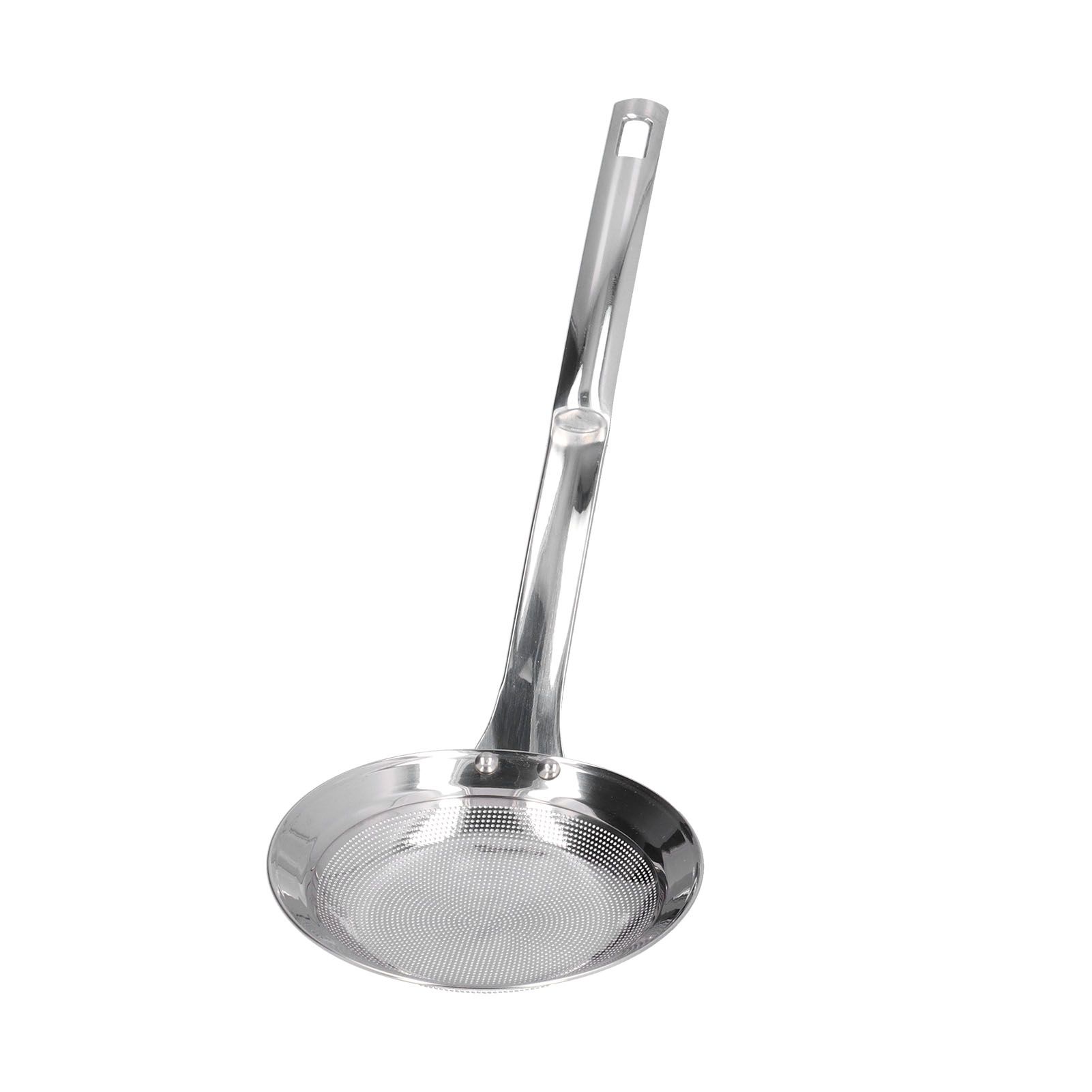 Skimmer Spoon 304 Stainless Steel Fine Mesh Residue Oil Food Strainer Kitchen Tool - Image 8